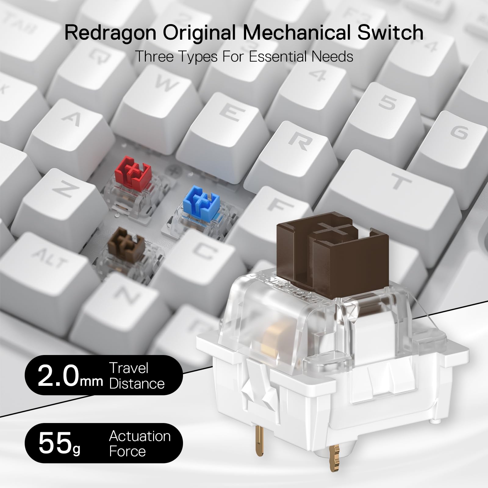 Redragon K585 DITI One Handed RGB Gaming Keyboard