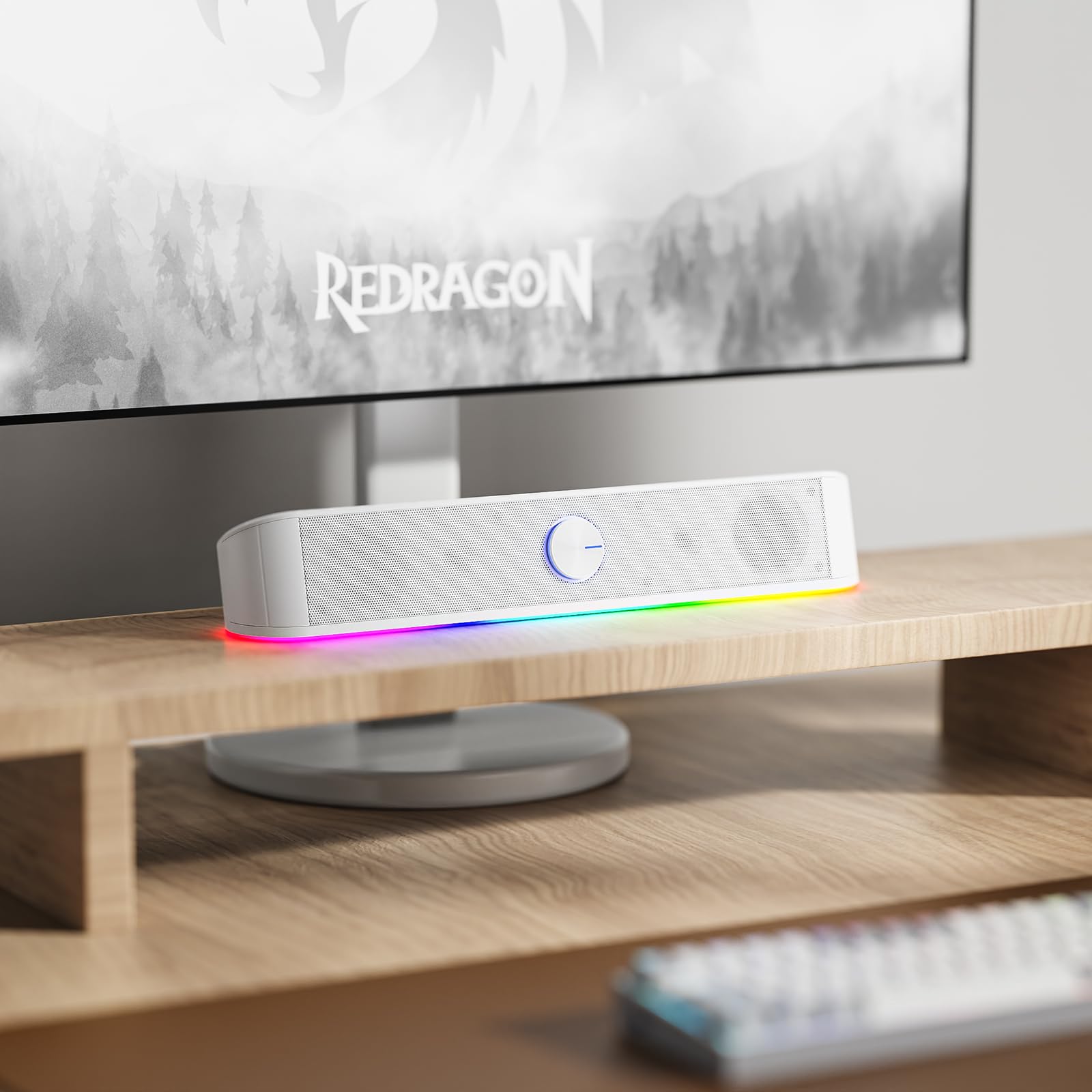 Redragon GS560 RGB Desktop Soundbar with Dynamic Lighting