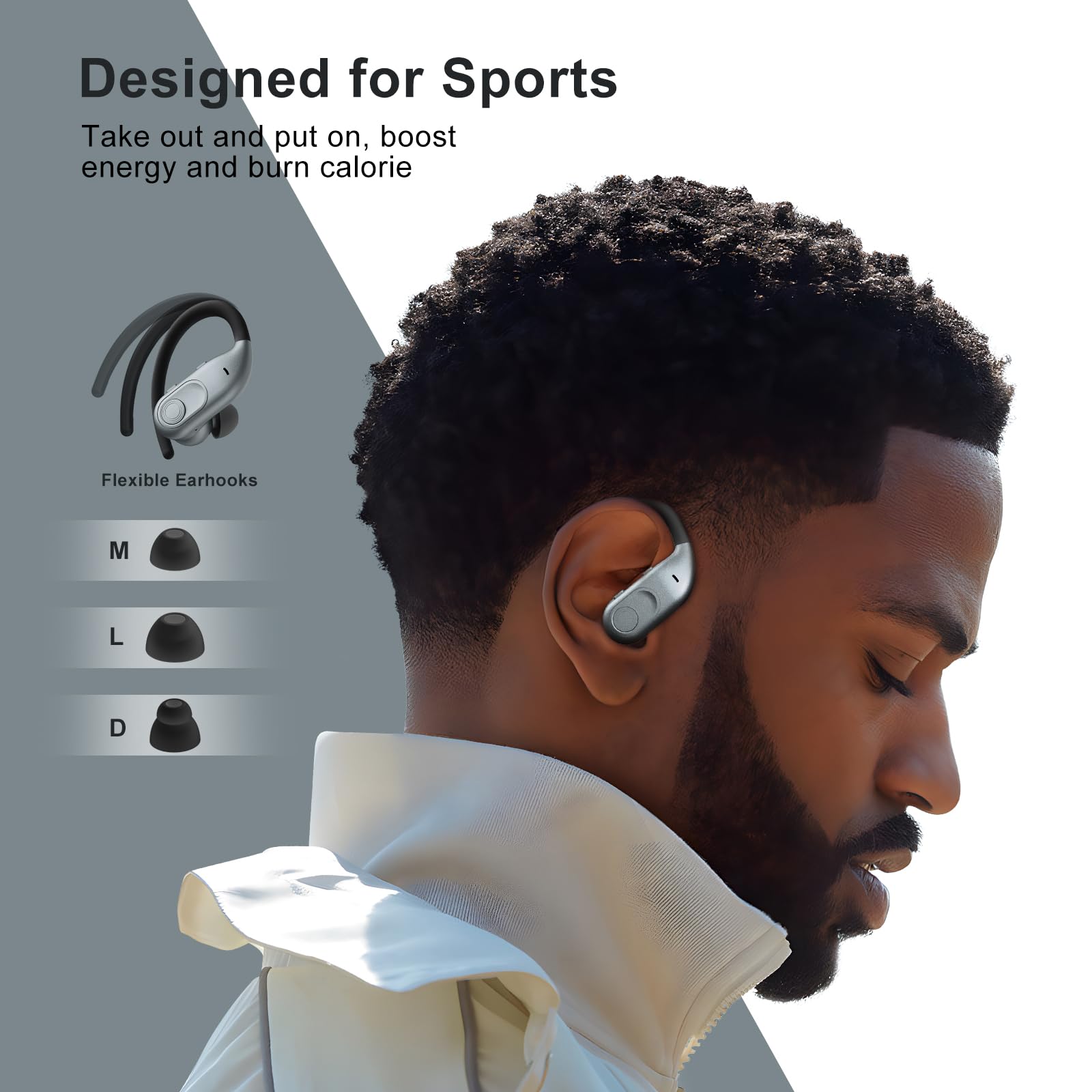 Wireless Earbuds with 130 Hours Playtime and Hi-Fi Sound