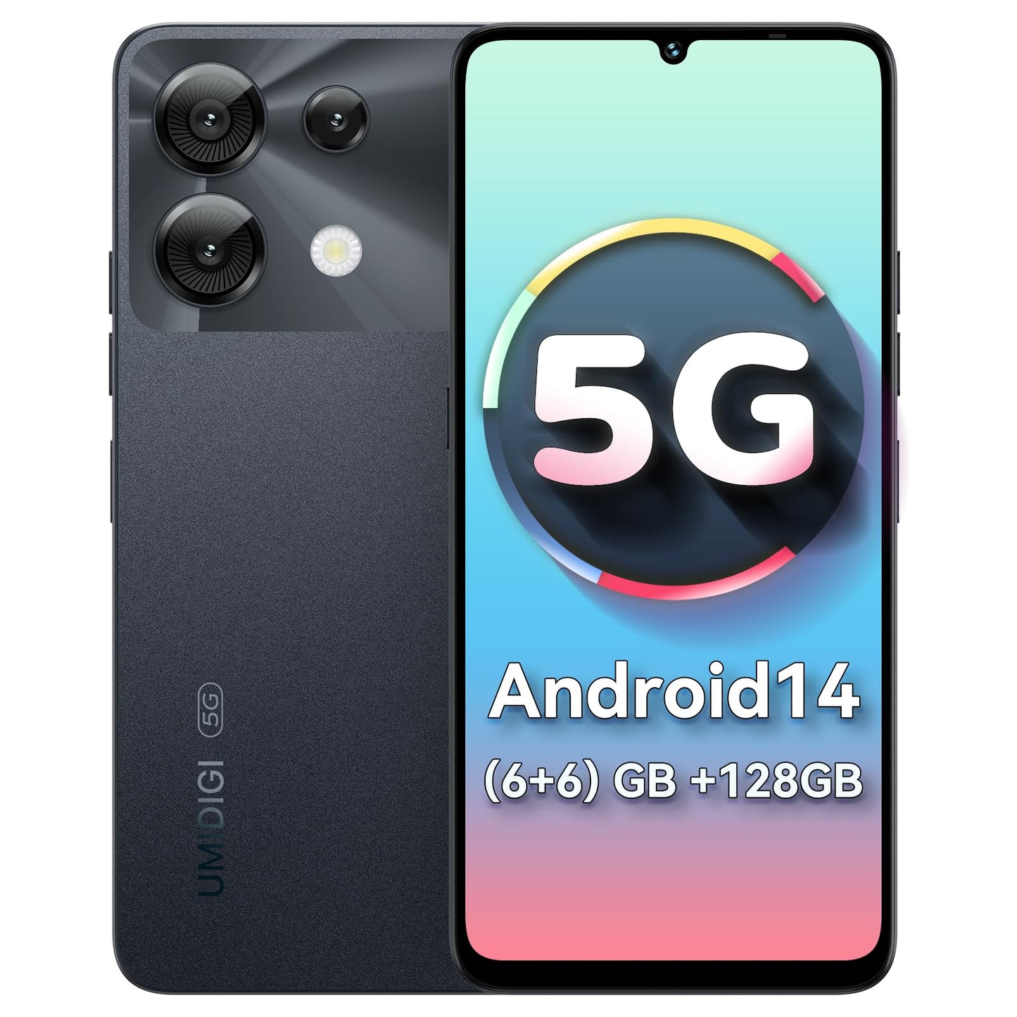UMIDIGI G9 5G Android 14 Phone 12GB RAM 128GB ROM 50MP Camera 6.75 Inch 90Hz