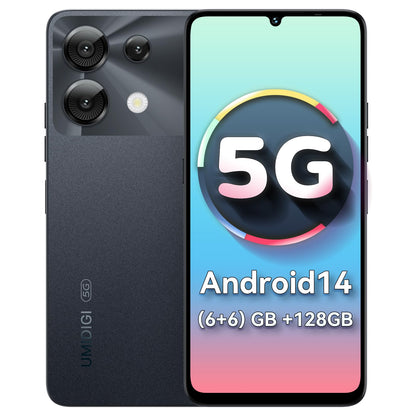 UMIDIGI G9 5G Android 14 Phone 12GB RAM 128GB ROM 50MP Camera 6.75 Inch 90Hz