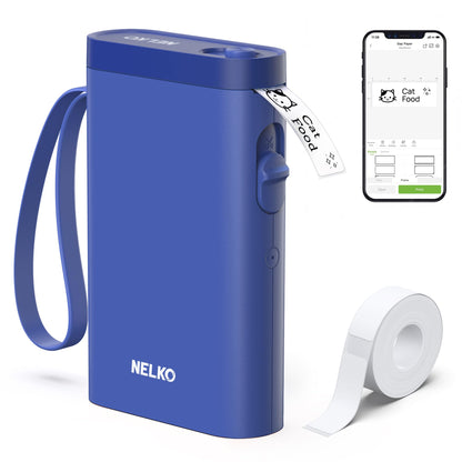 Nelko P21 Bluetooth Label Maker With Tape Wireless Printer