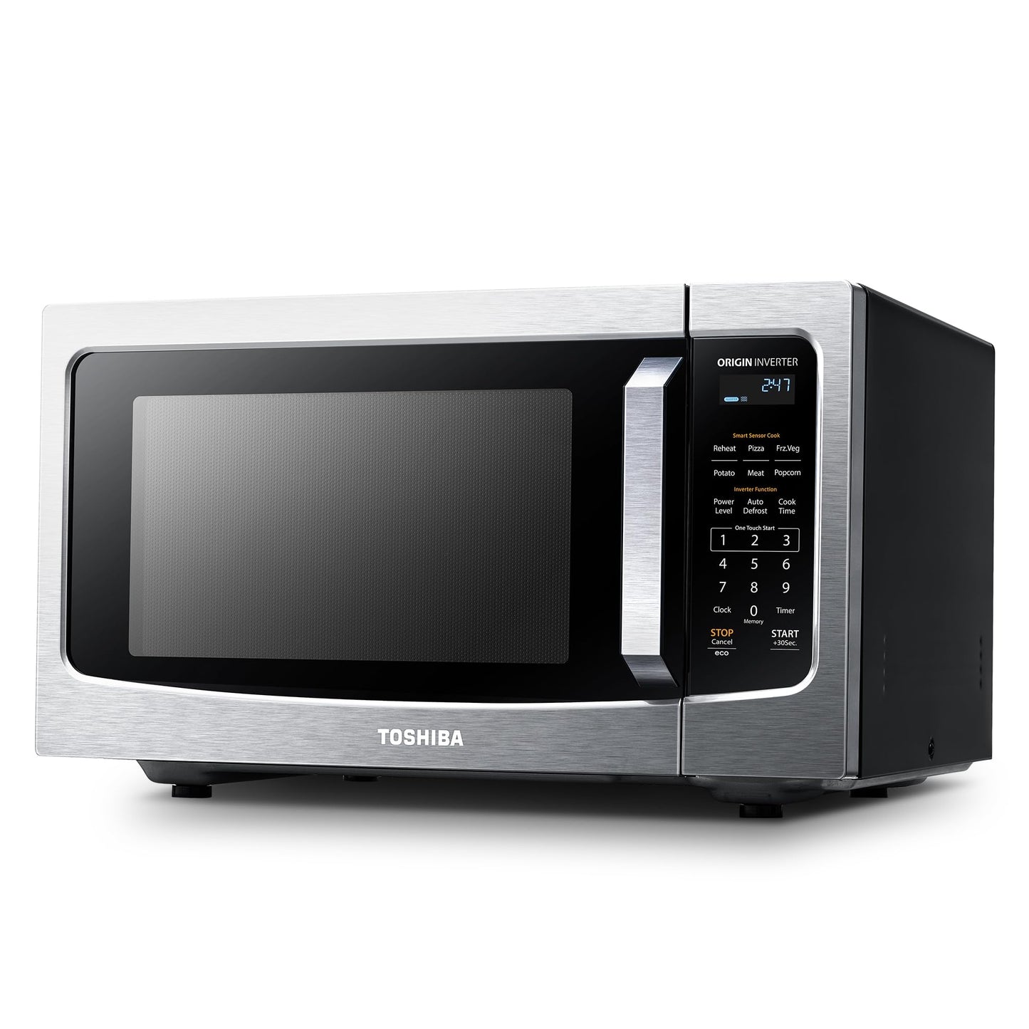 Toshiba Small Countertop Microwave with Child Lock Feature