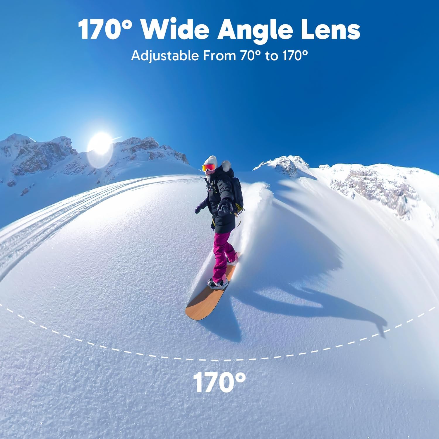 Dragon Touch 4K Action Camera With Wide Angle Lens