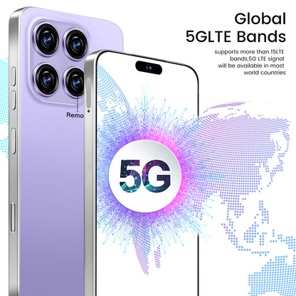 MMY 16PROMA X Unlocked Phone 6.99in HD Android 14 7000mAh 5G 16GB 512GB Deep Blue