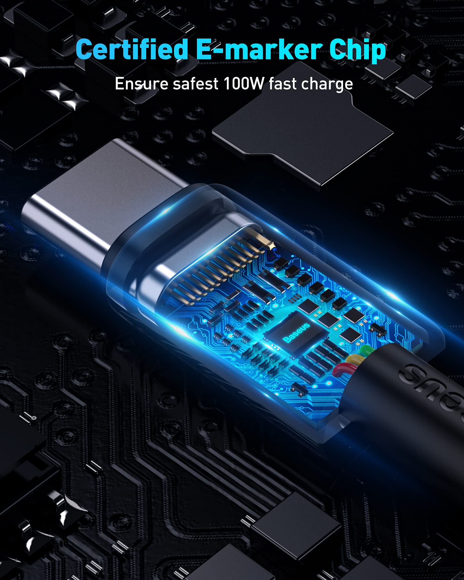 Baseus 100W Fast Charging USB C Cable for All Devices