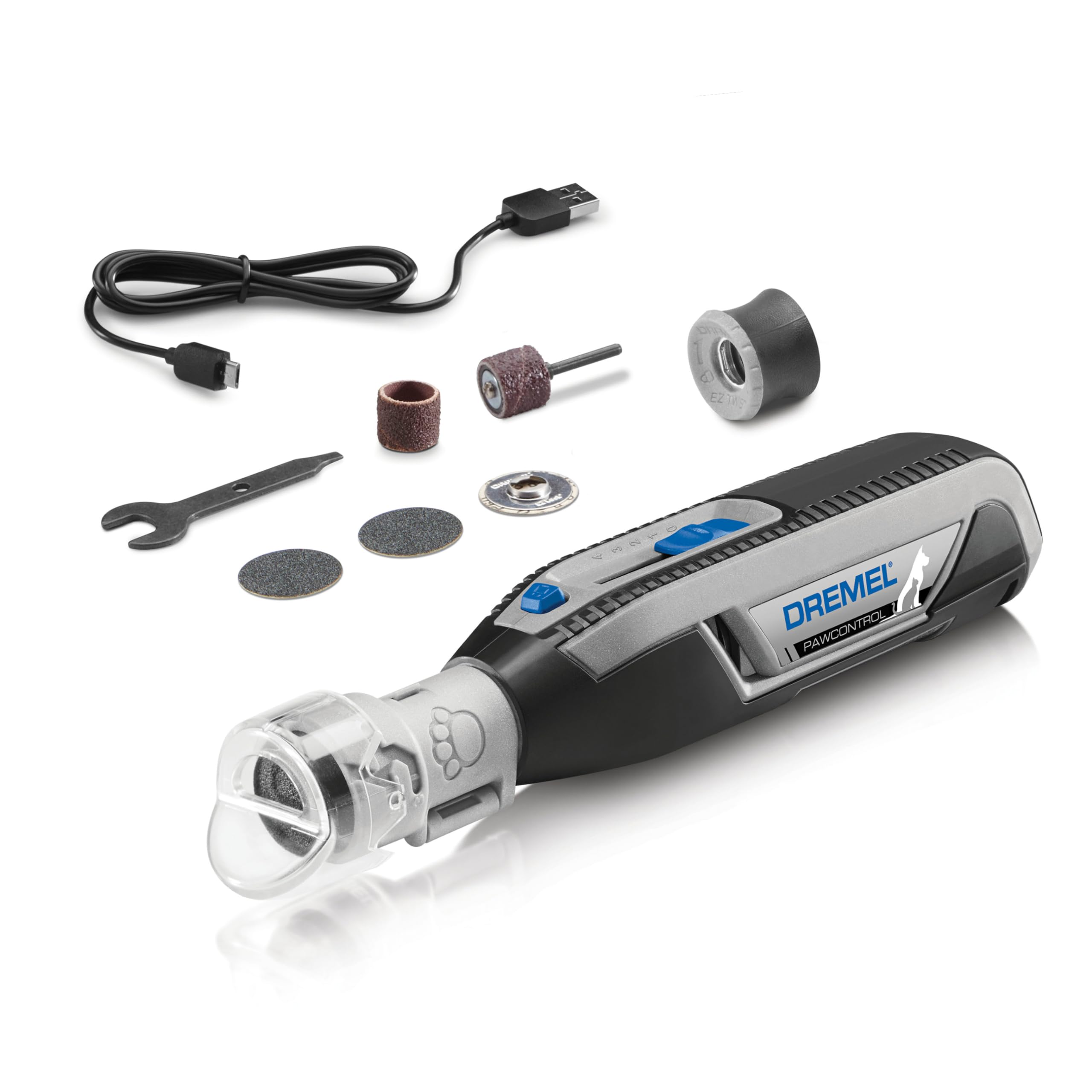 Cordless Pet Nail Grinder with Safe Grooming Kit