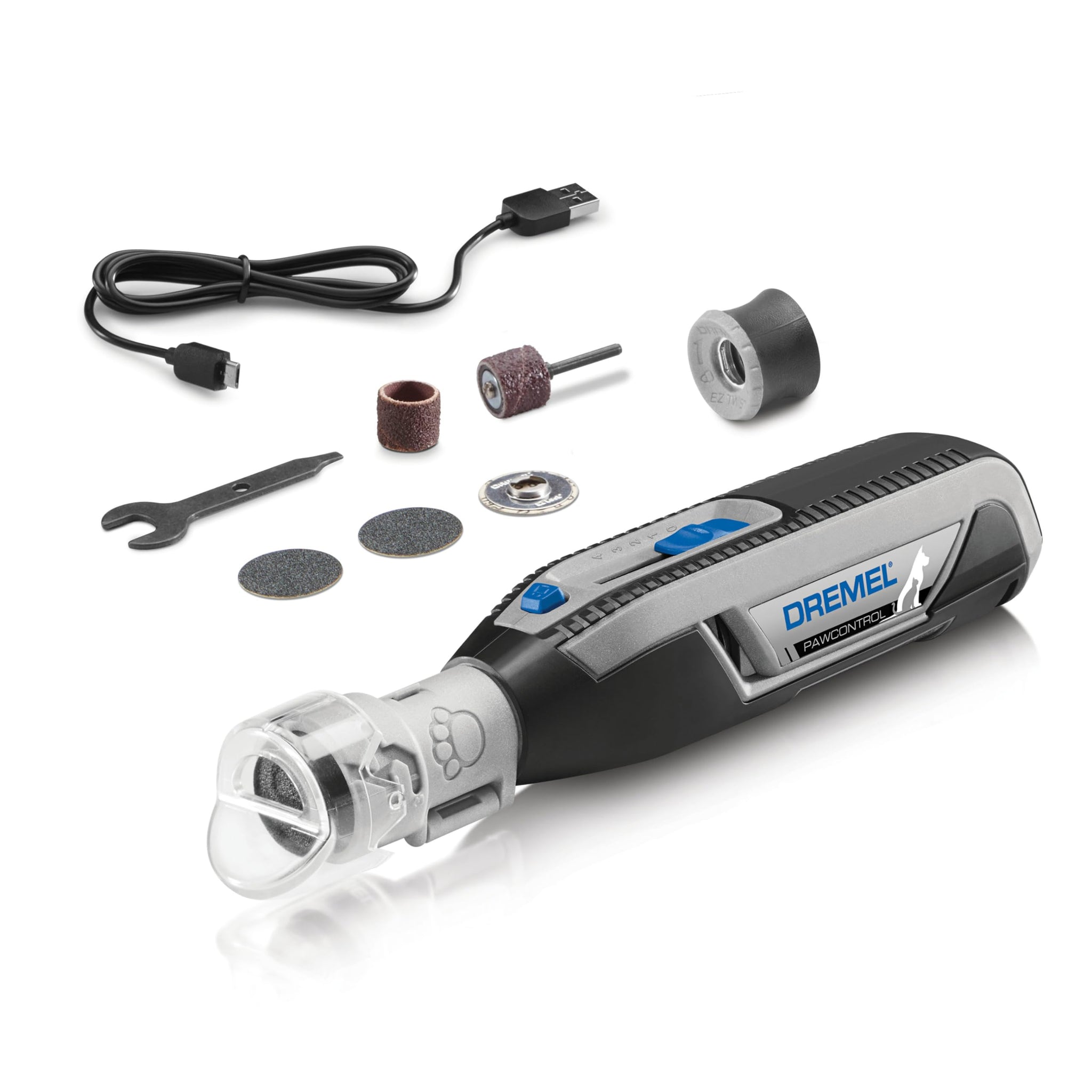 Cordless Pet Nail Grinder with Safe Grooming Kit