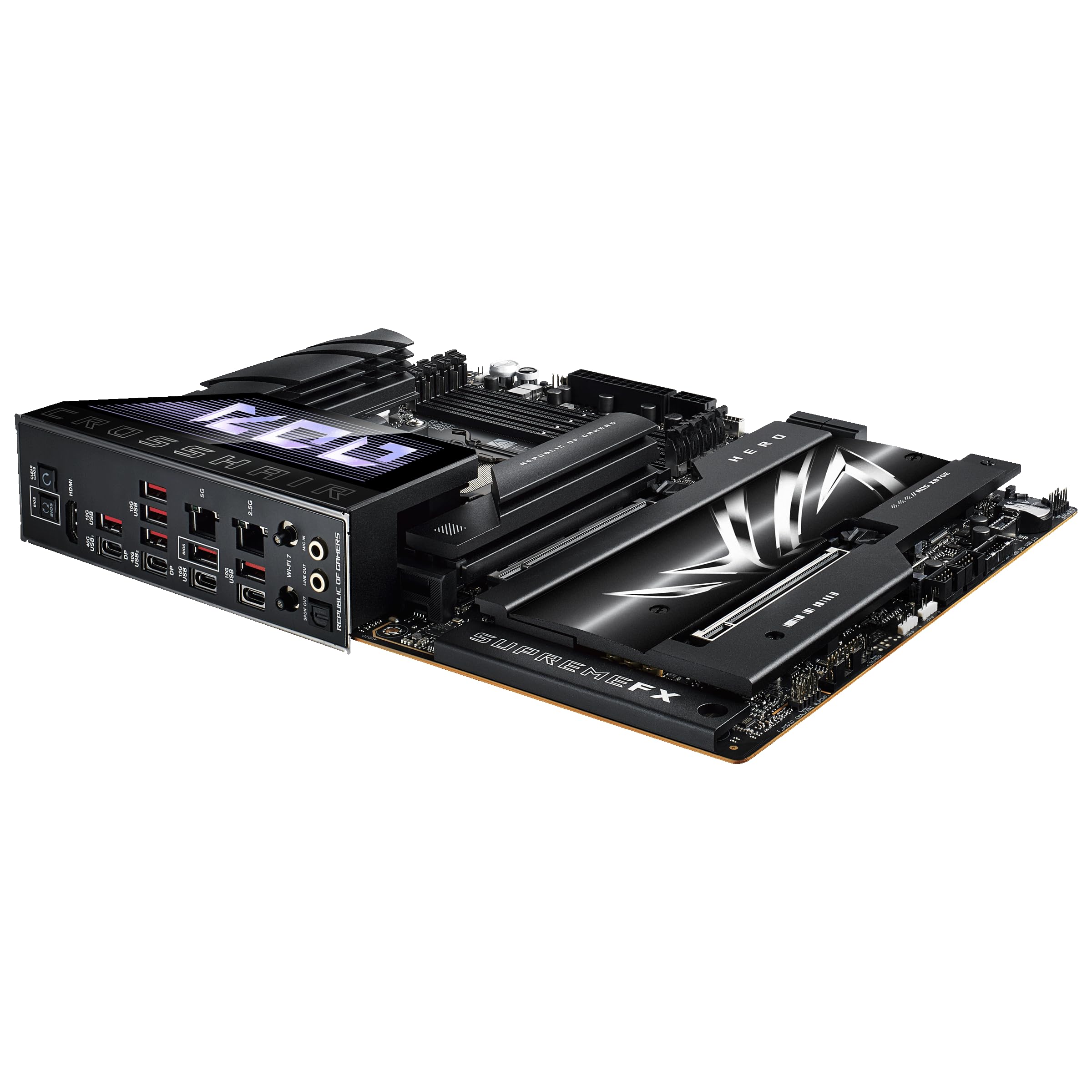 ASUS ROG Crosshair X870E Hero Motherboard with AI Overclocking