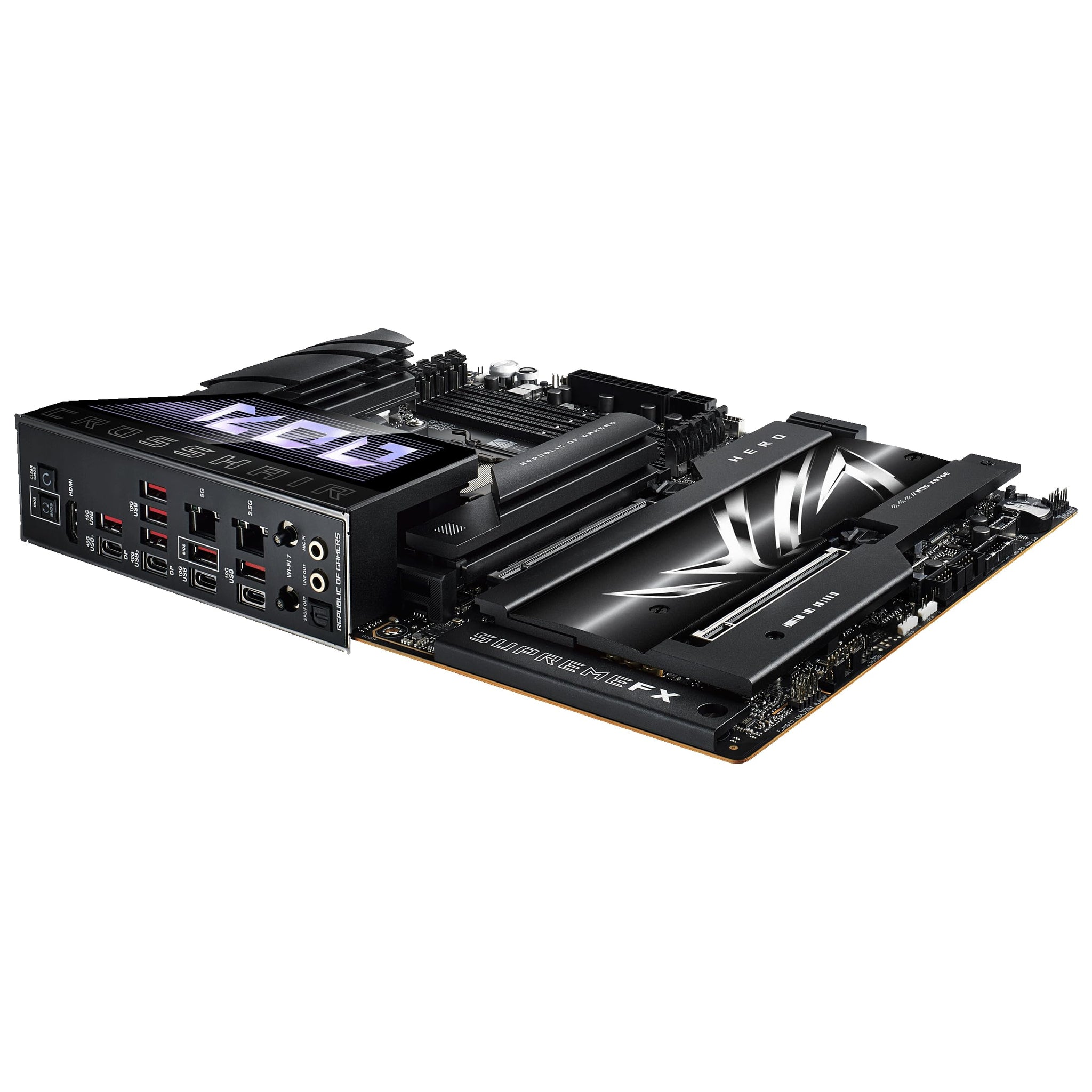 ASUS ROG Crosshair X870E Hero Motherboard with AI Overclocking