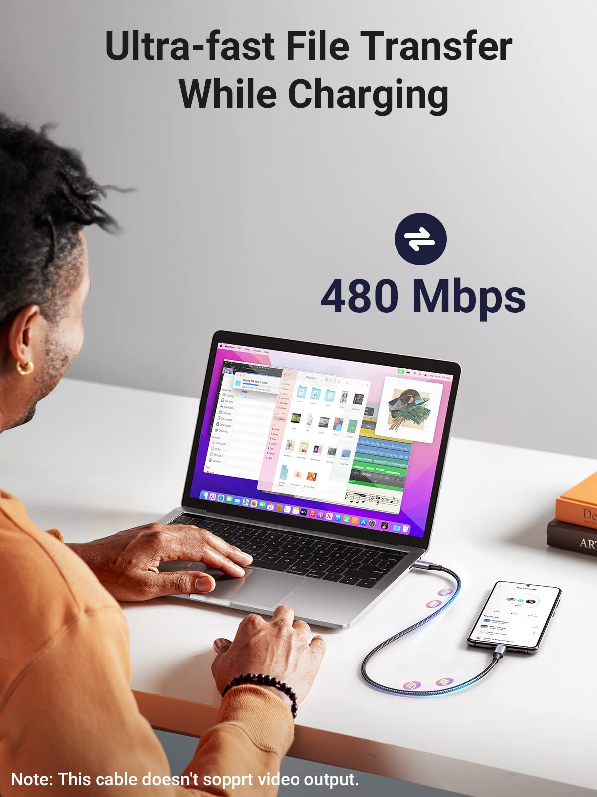 UGREEN 100W USB C to USB C Charger Cable 10FT