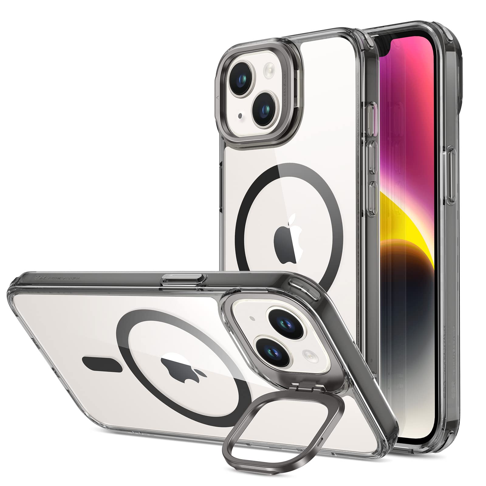 Military-Grade iPhone 16 Pro Max Case with Built-in Stand