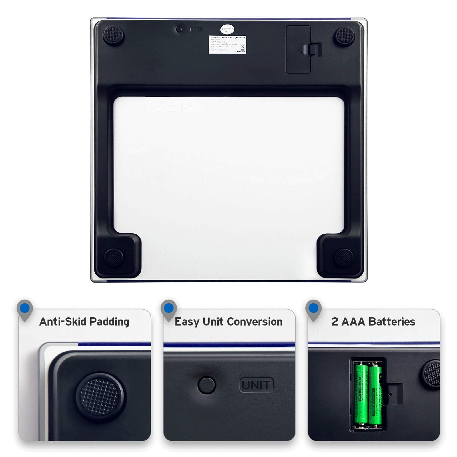Smart Body Weight Scale with Accurate BMI Tracking