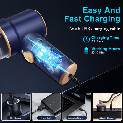 KMM Handheld Car Vacuum Cleaner 9000Pa 120W LED Light