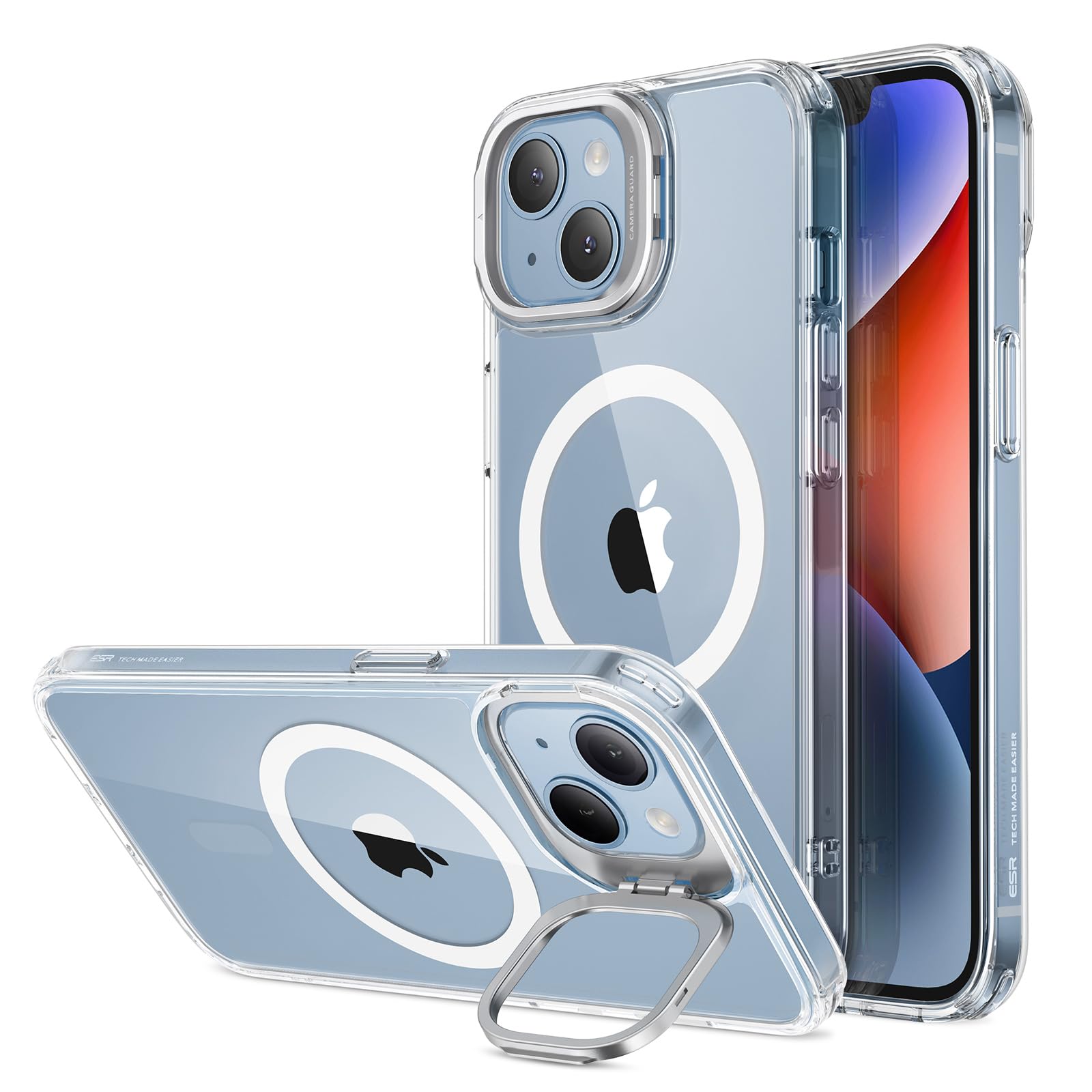 Military-Grade iPhone 16 Pro Max Case with Built-in Stand