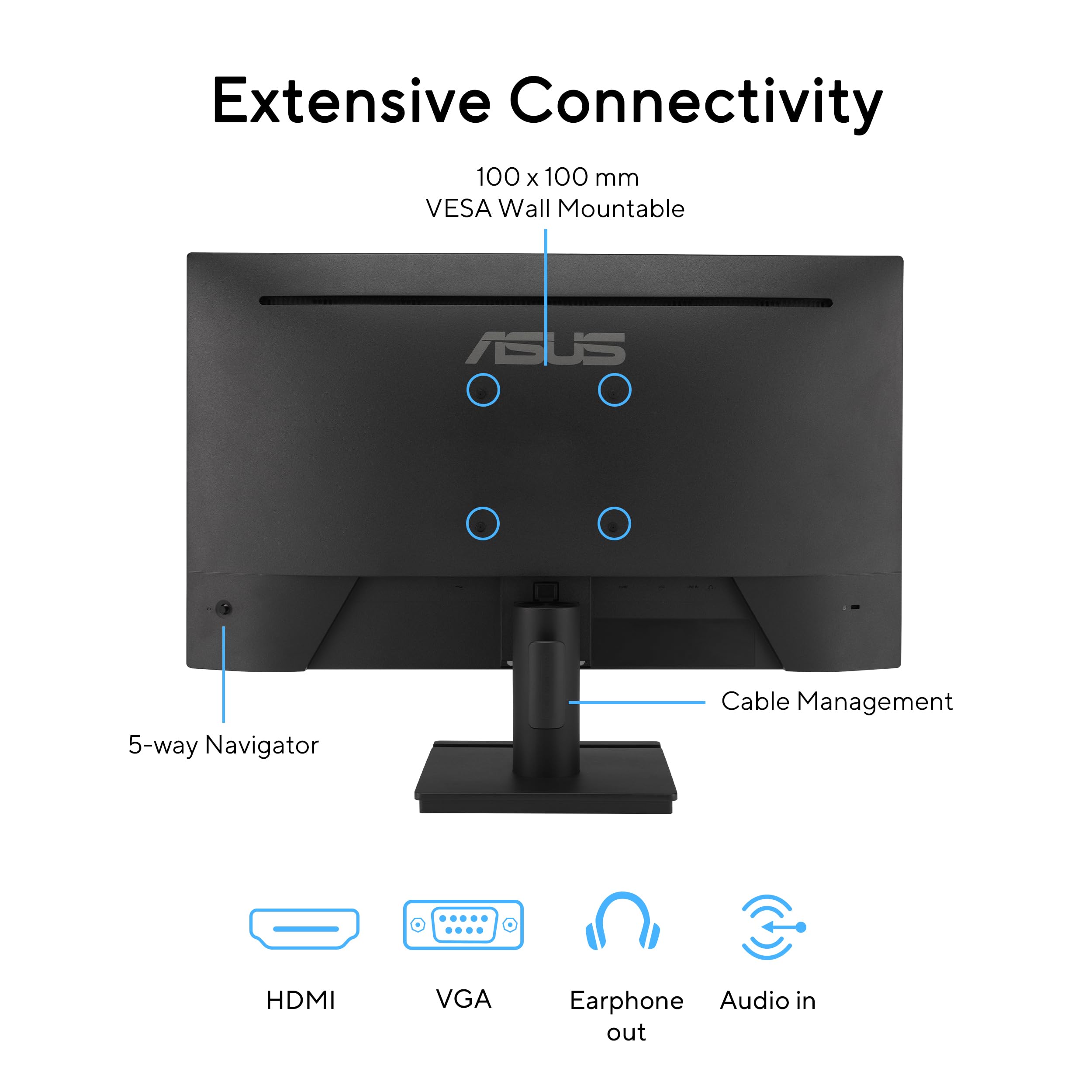 ASUS 24 Inch Full HD Eye Care Monitor with 120Hz Refresh Rate