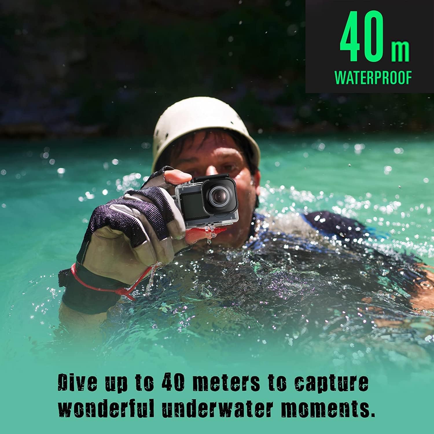 Icefox 4K Waterproof Action Camera With Wide Angle Lens