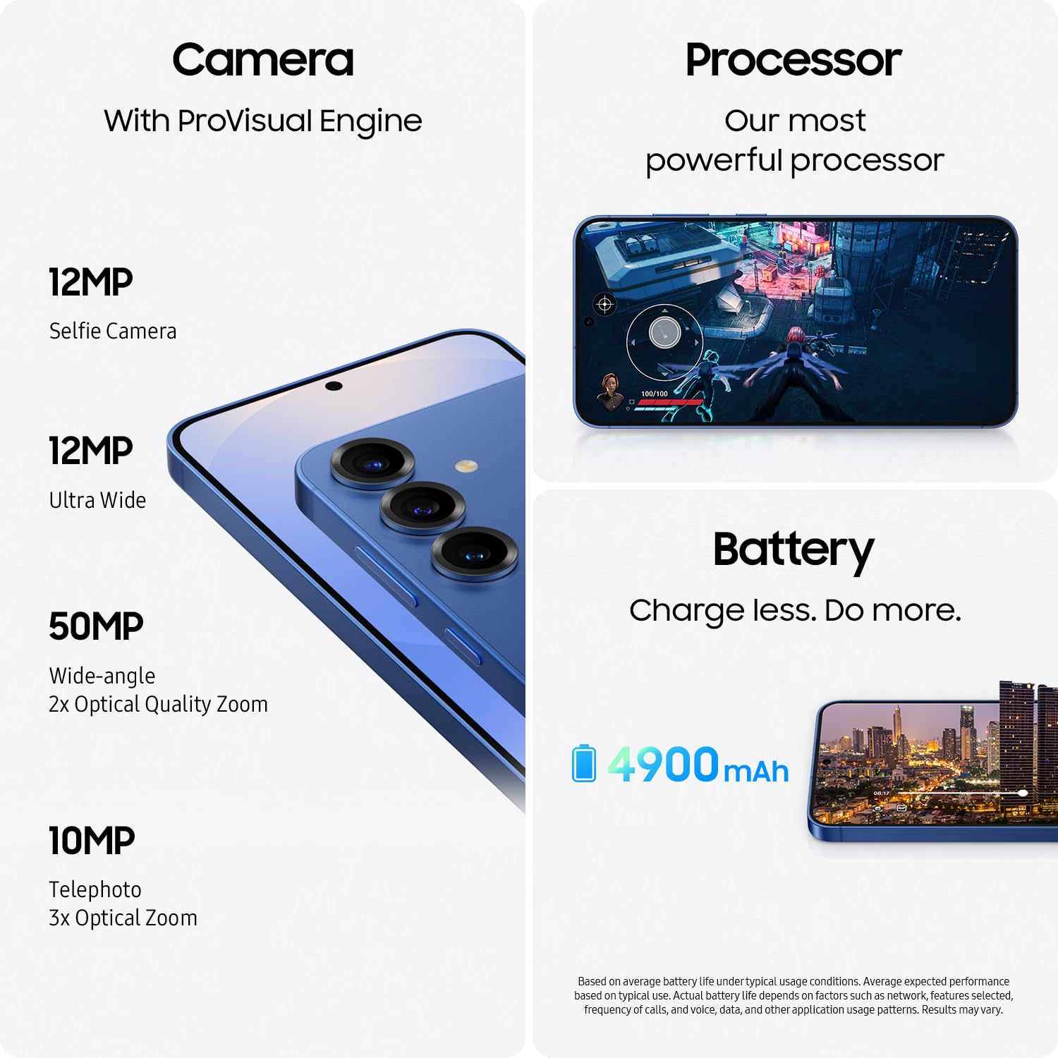 Samsung Galaxy S25 Unlocked Android Phone AI Night Mode