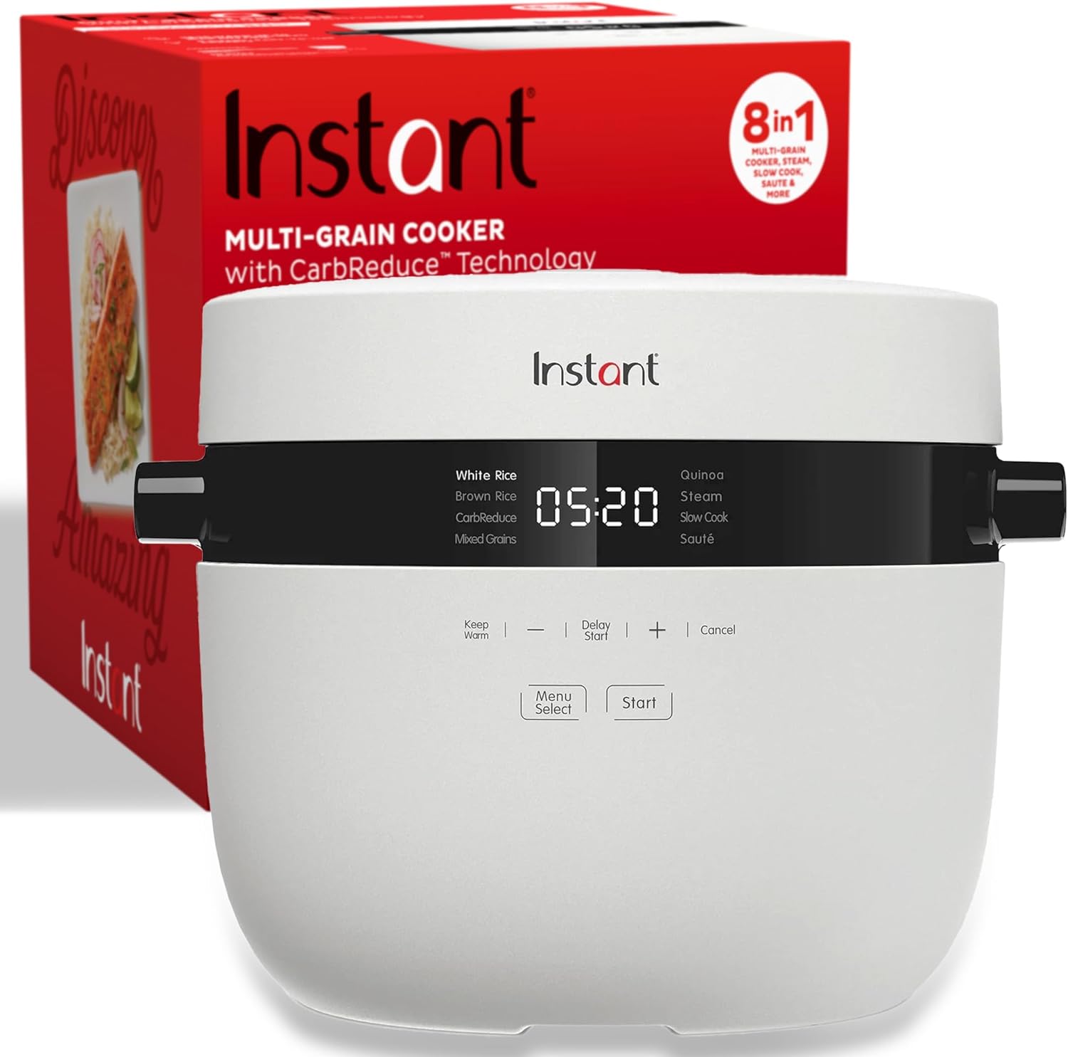 Instant Pot 20 Cup Rice Cooker with Carb Reducing Technology