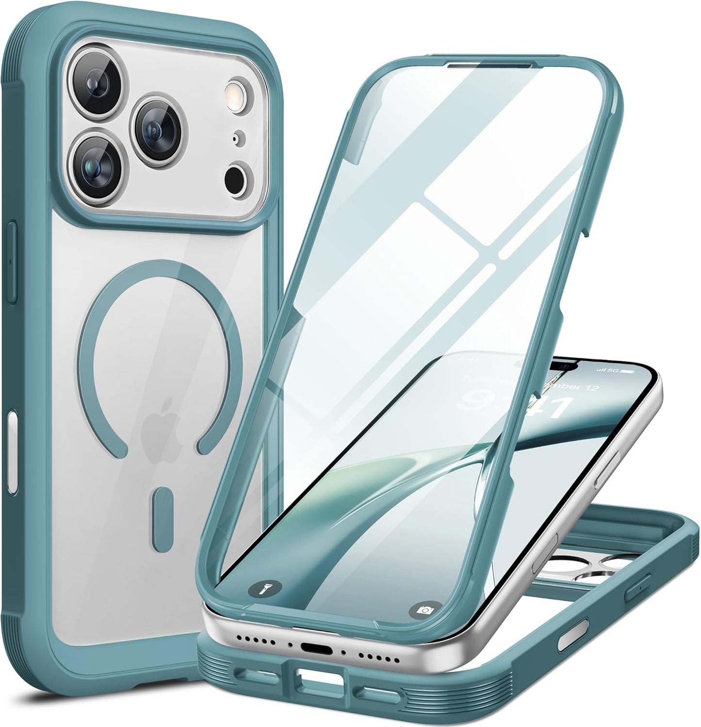 Miracase Glass Series iPhone 11 Rugged Case 6.1 9H Purple