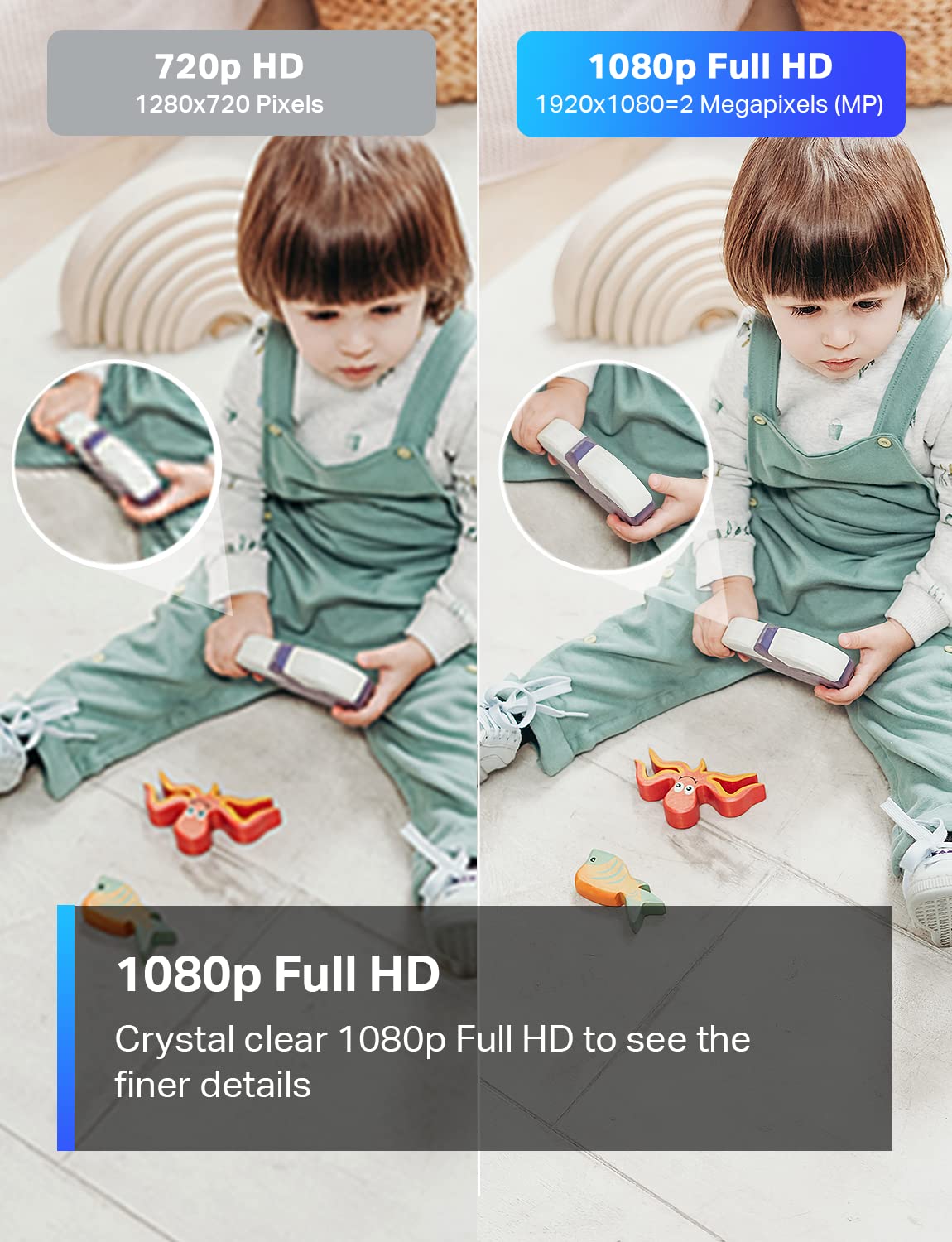 Tapo C100 1080P Indoor Security Camera with Night Vision