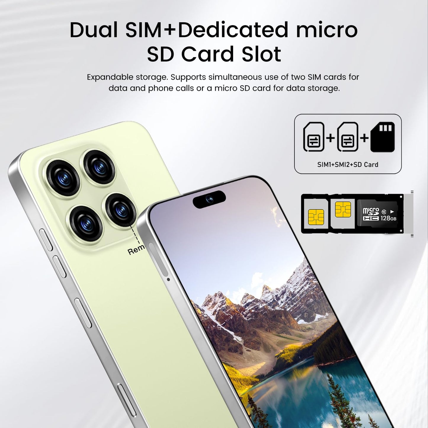 MMY 16PROMA X Unlocked Phone 6.99in HD Android 14 7000mAh 5G 16GB 512GB Deep Blue