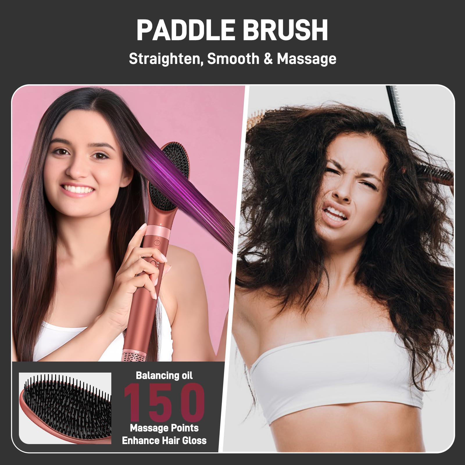 5 In 1 Hair Dryer Brush for Frizz Free Volume