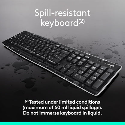 Logitech MK270 Wireless Keyboard and Mouse Combo for Easy Computing