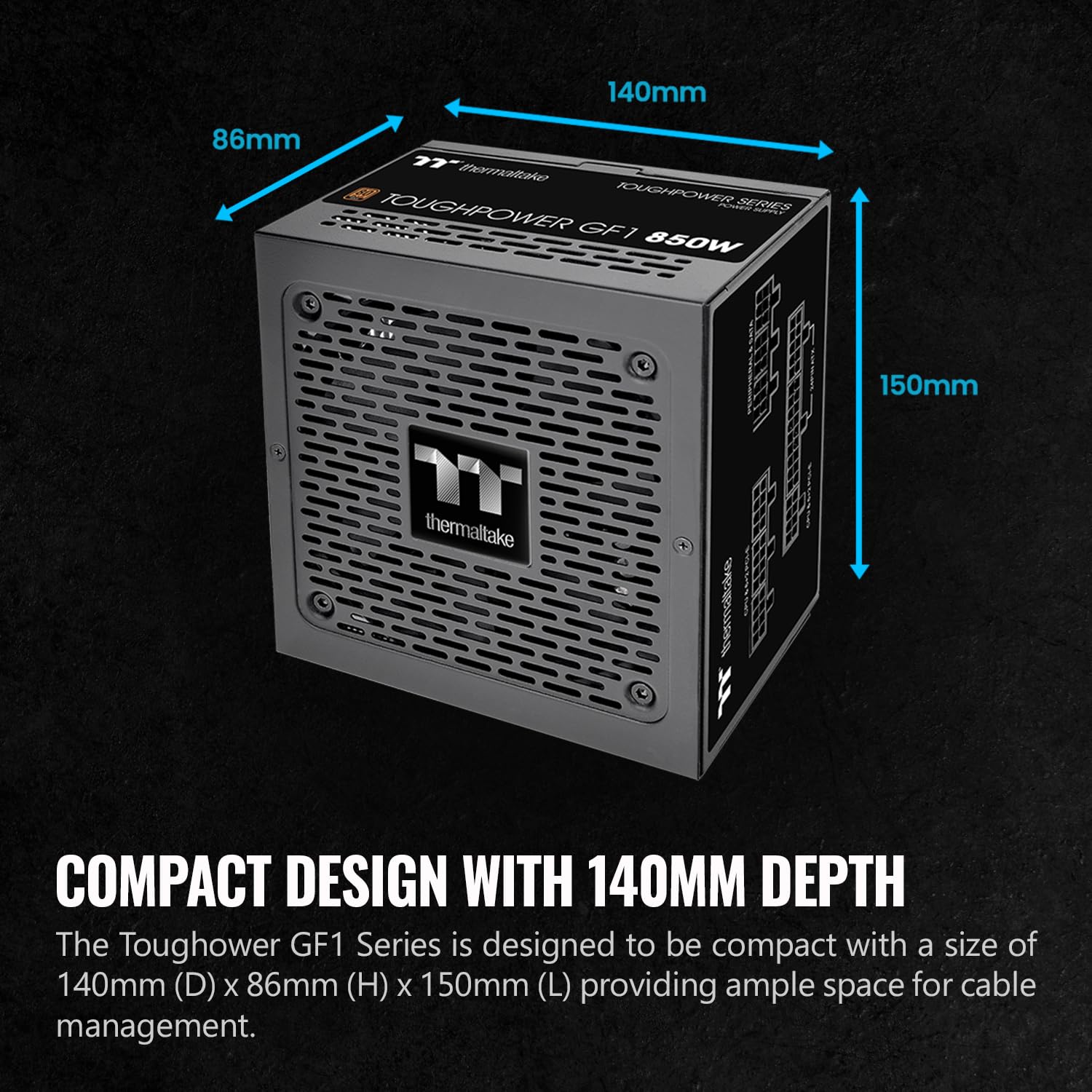 Thermaltake Toughpower GX2 600W Power Supply With Gold Efficiency