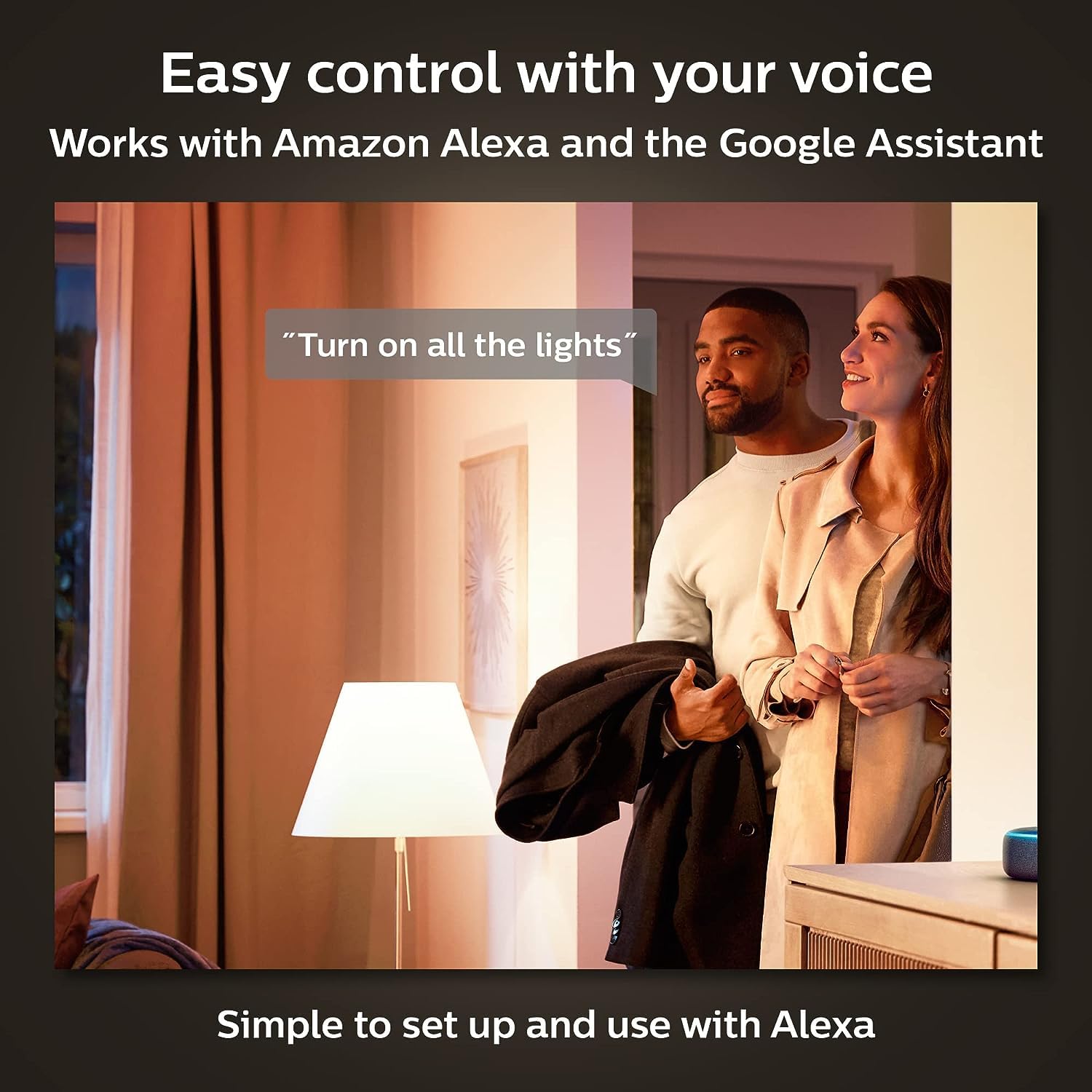 Philips Hue Smart LED Bulbs Easy Home Lighting Control