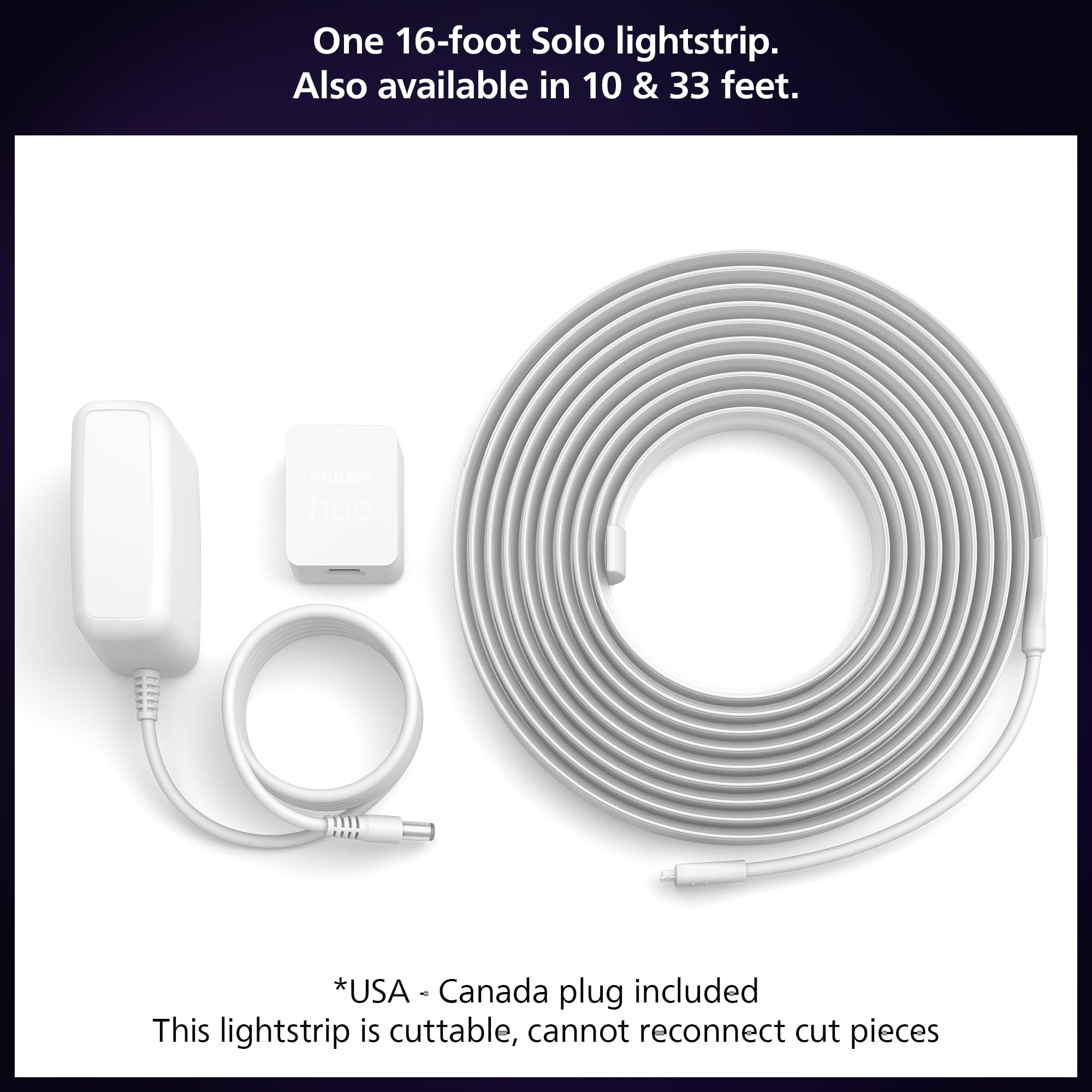Philips Hue Smart LED Lightstrip Enhances Home Ambiance