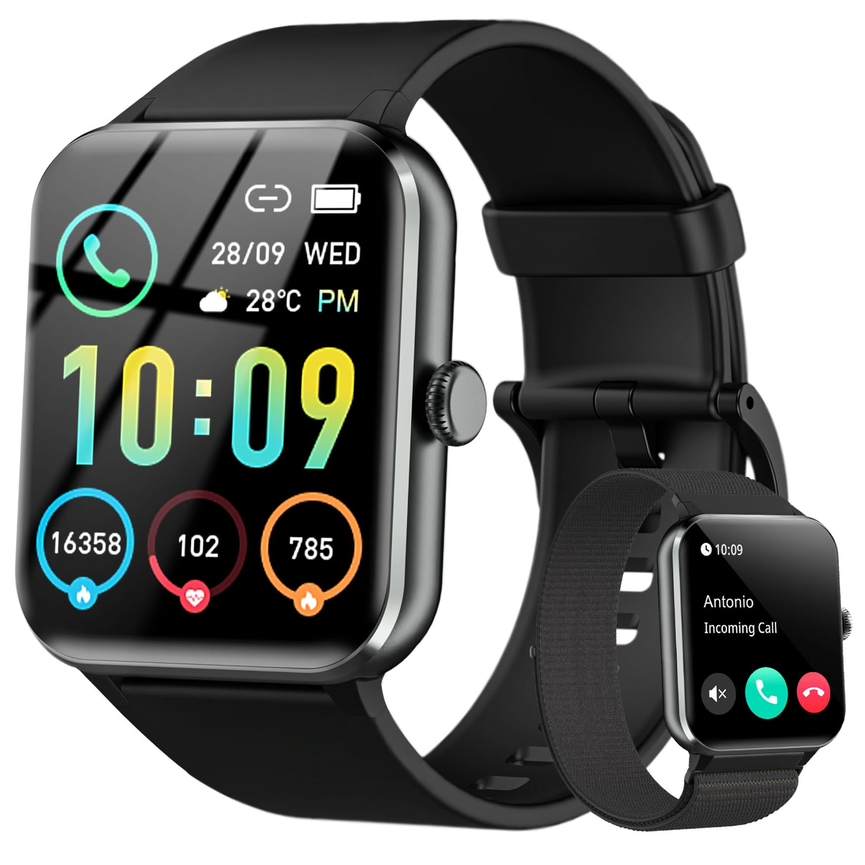 Smartwatch With Health Monitoring For Android And iOS