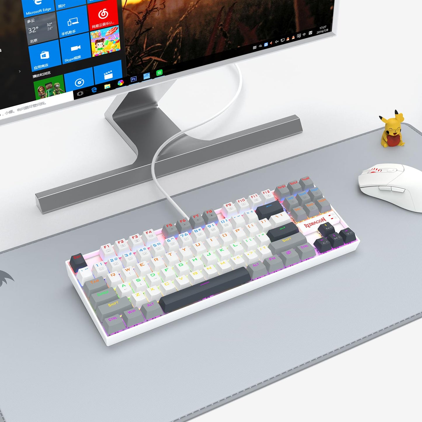 Redragon K552 Mechanical Gaming Keyboard with Red Switches