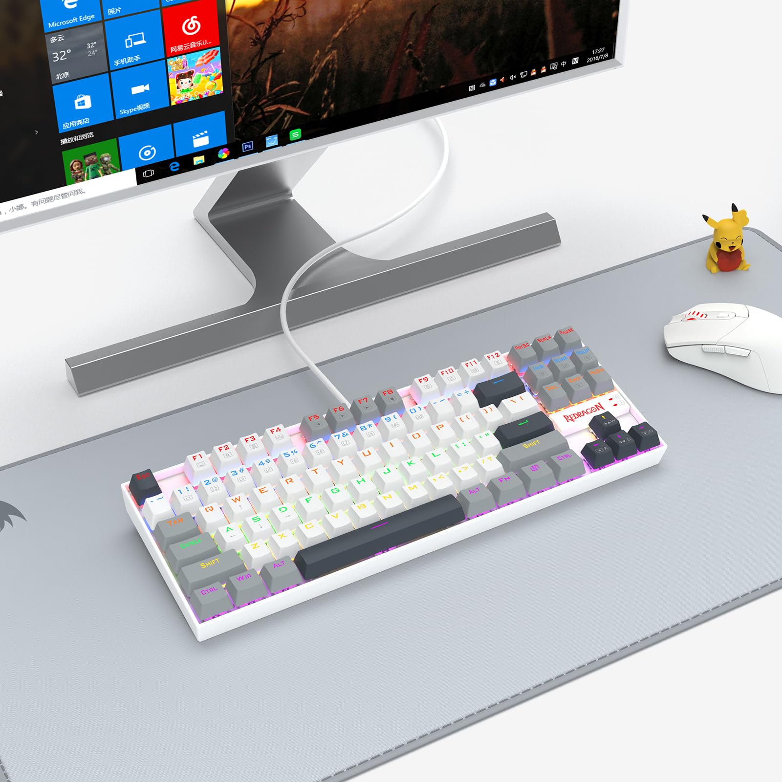 Redragon K552 Mechanical Gaming Keyboard with Red Switches