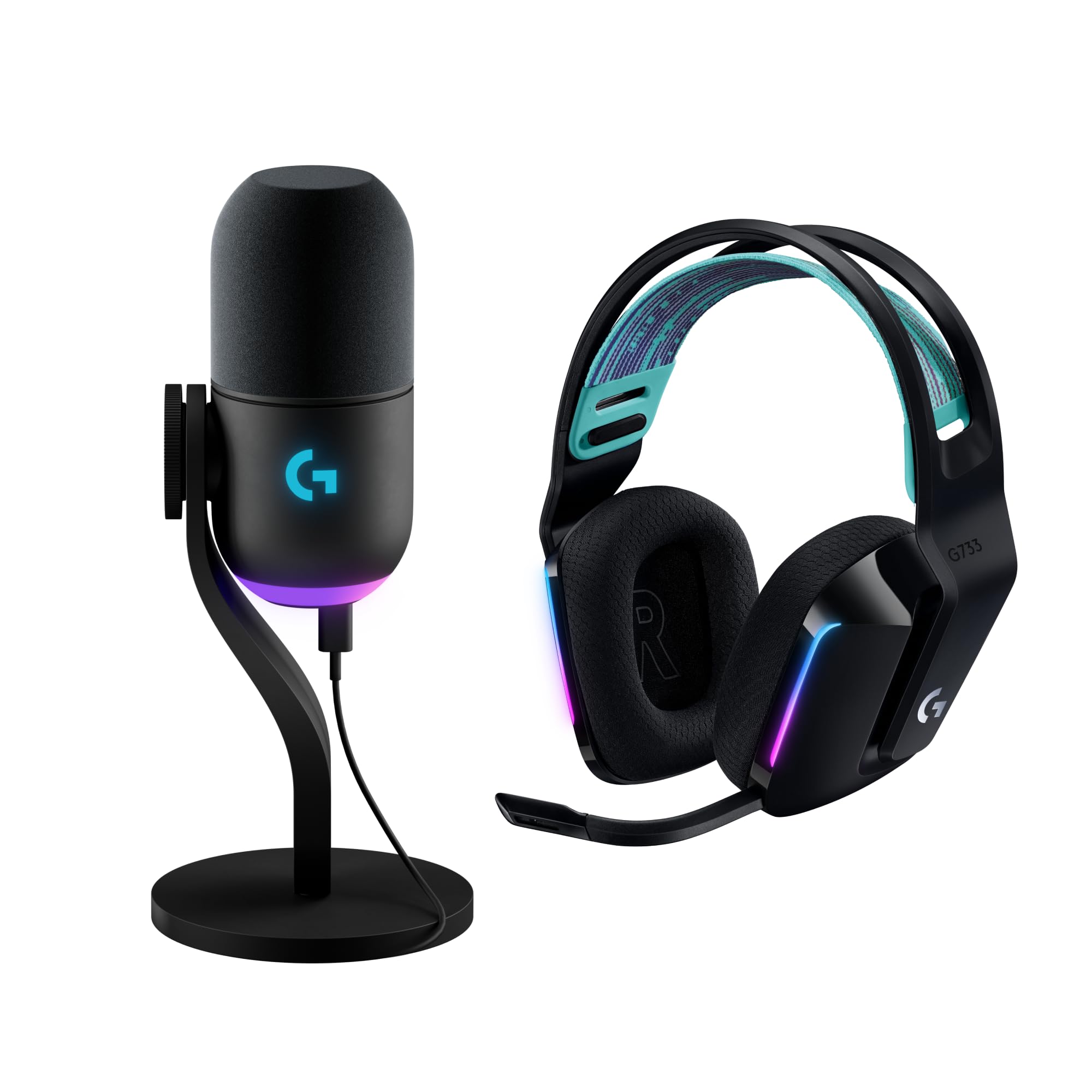 Logitech G733 Wireless Gaming Headset with Premium Audio