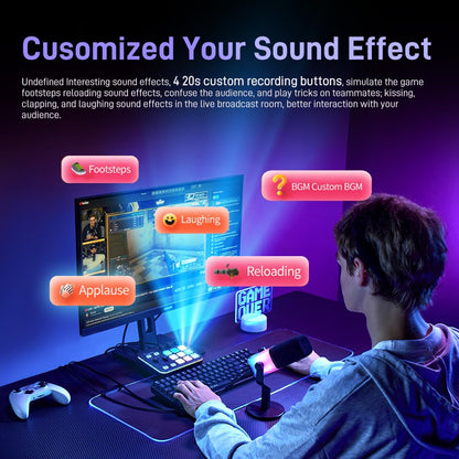 MaonoCaster G1 NEO Gaming Audio Mixer With Pro Preamp RGB