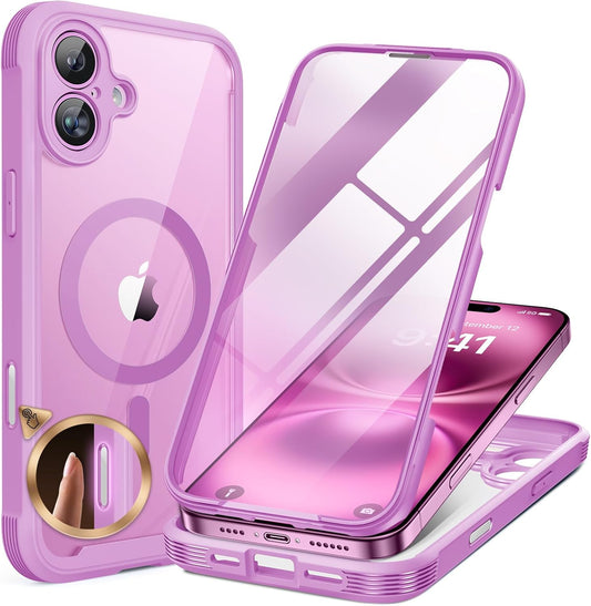 Miracase Glass Series iPhone 11 Rugged Case 6.1 9H Purple