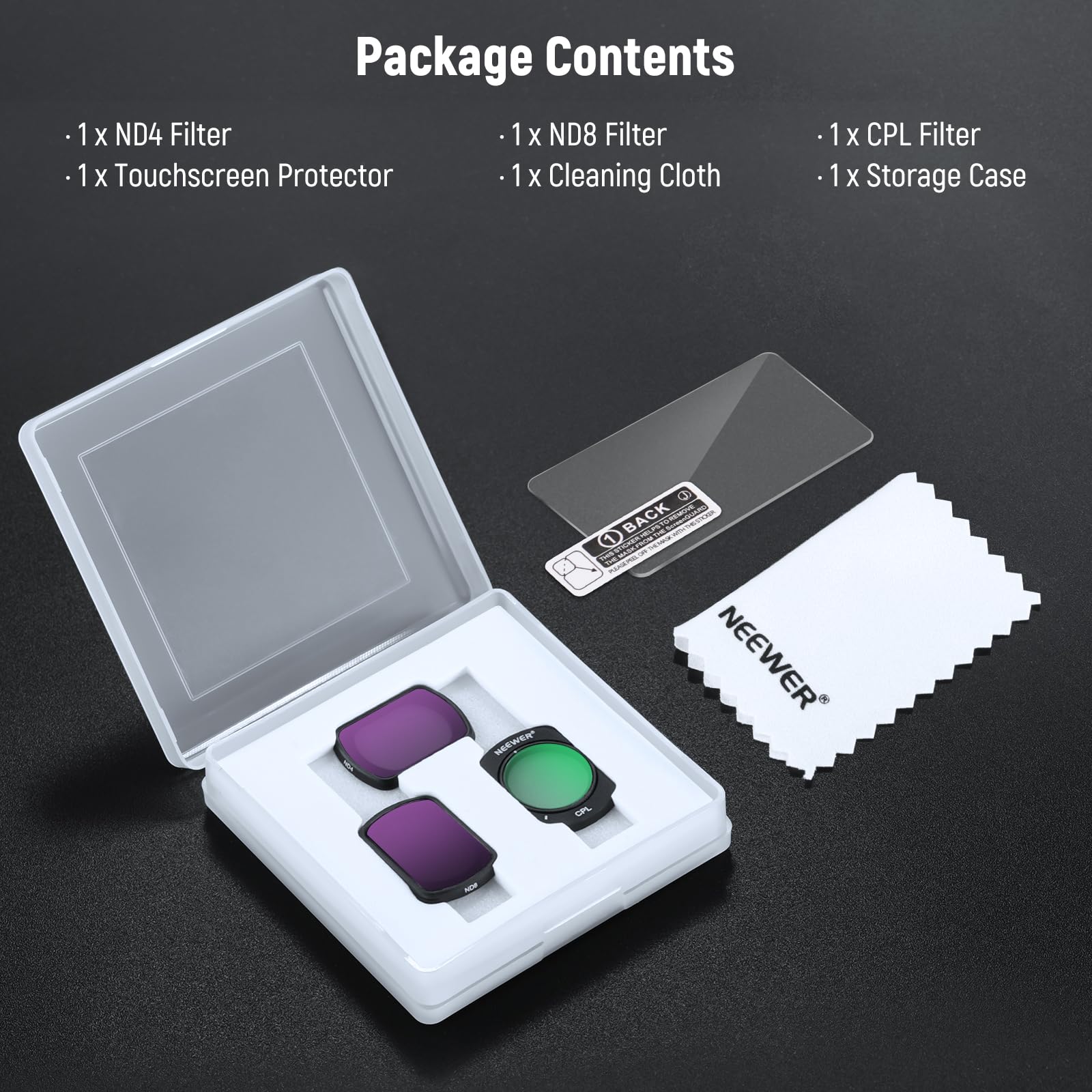 Neewer HD CPL ND Filter Kit for DJI OSMO Pocket