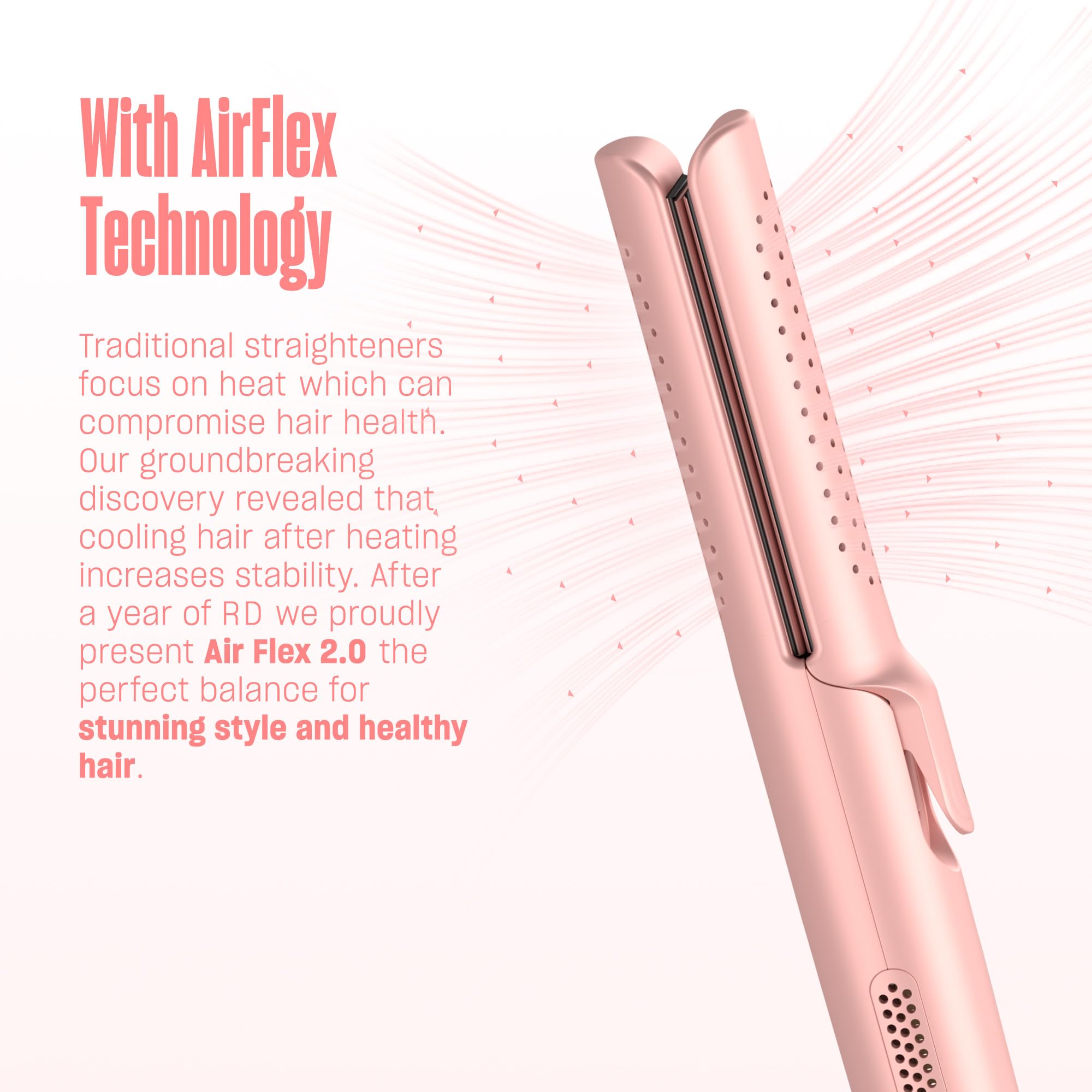2 in 1 Hair Straightener and Curler for Effortless Styling