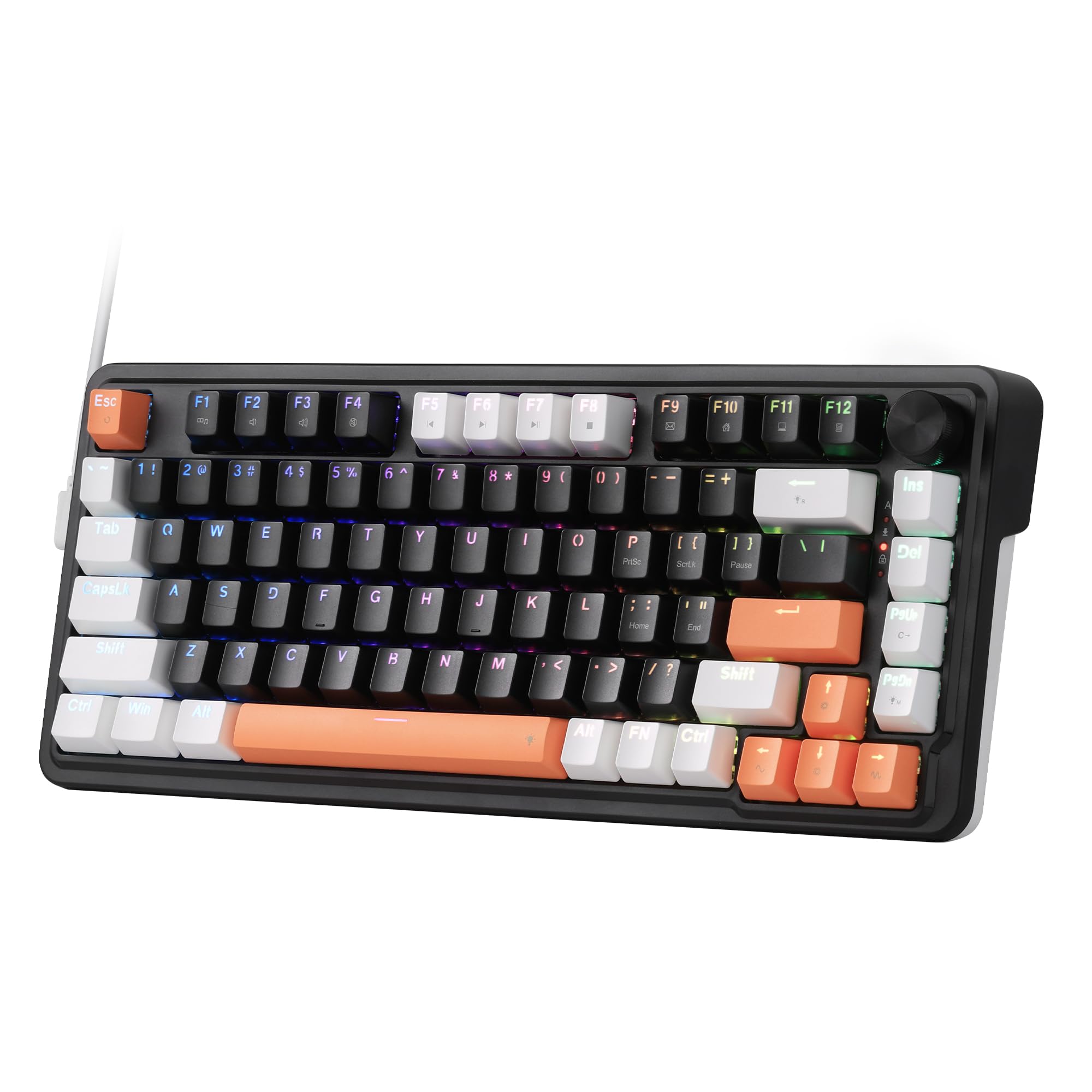 Redragon K673 Pro Wireless RGB Gaming Keyboard with Custom Knob
