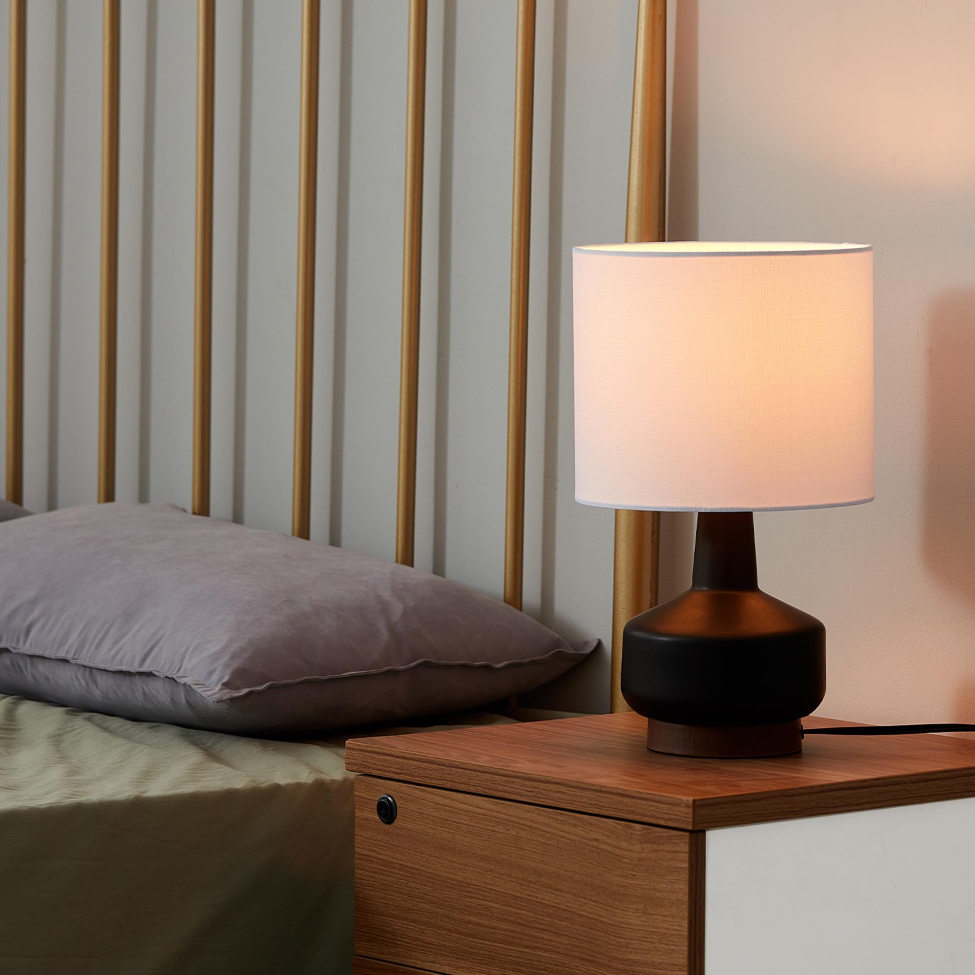 Maya 21 Inch Clear Glass Fillable Table Lamp