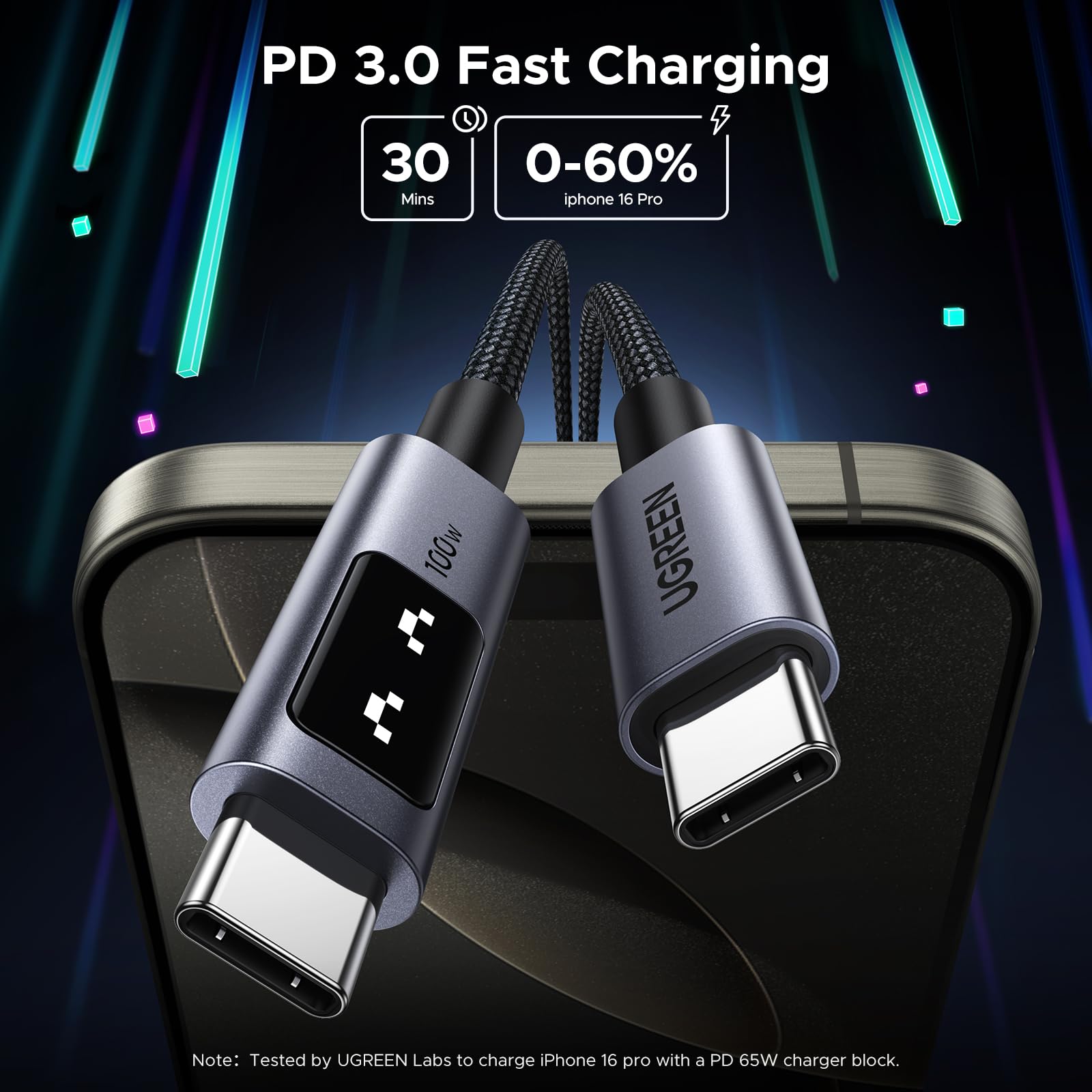 UGREEN USB C to USB C Cable 100W Fast Charging