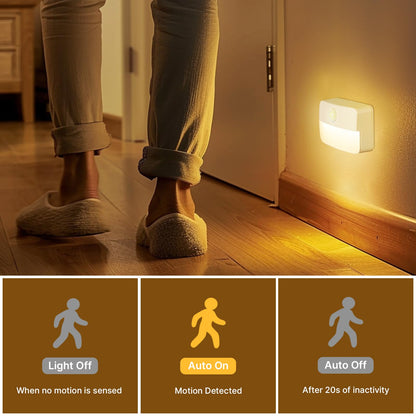 8 Pack Motion Sensor Stair Lights Battery Operated Indoor