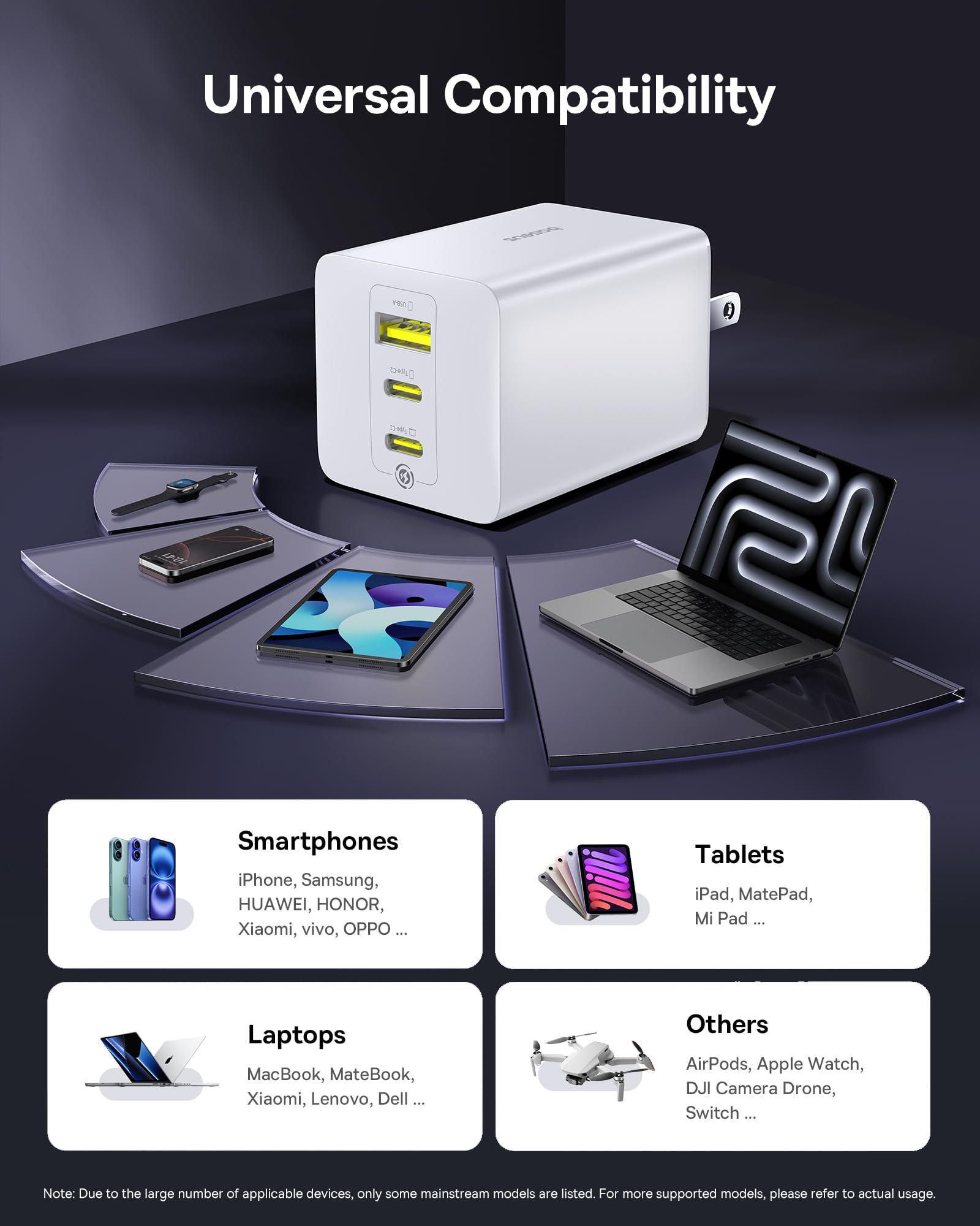 Baseus 100W USB C Charger Fast Power Adapter