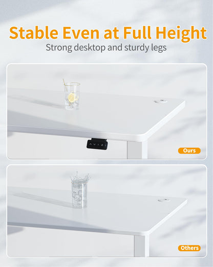 CubiCubi Adjustable Electric Standing Desk for Comfort