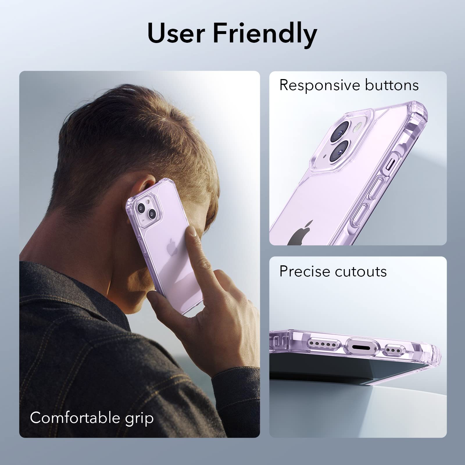 Military-Grade Clear Case for iPhone 14 and 13