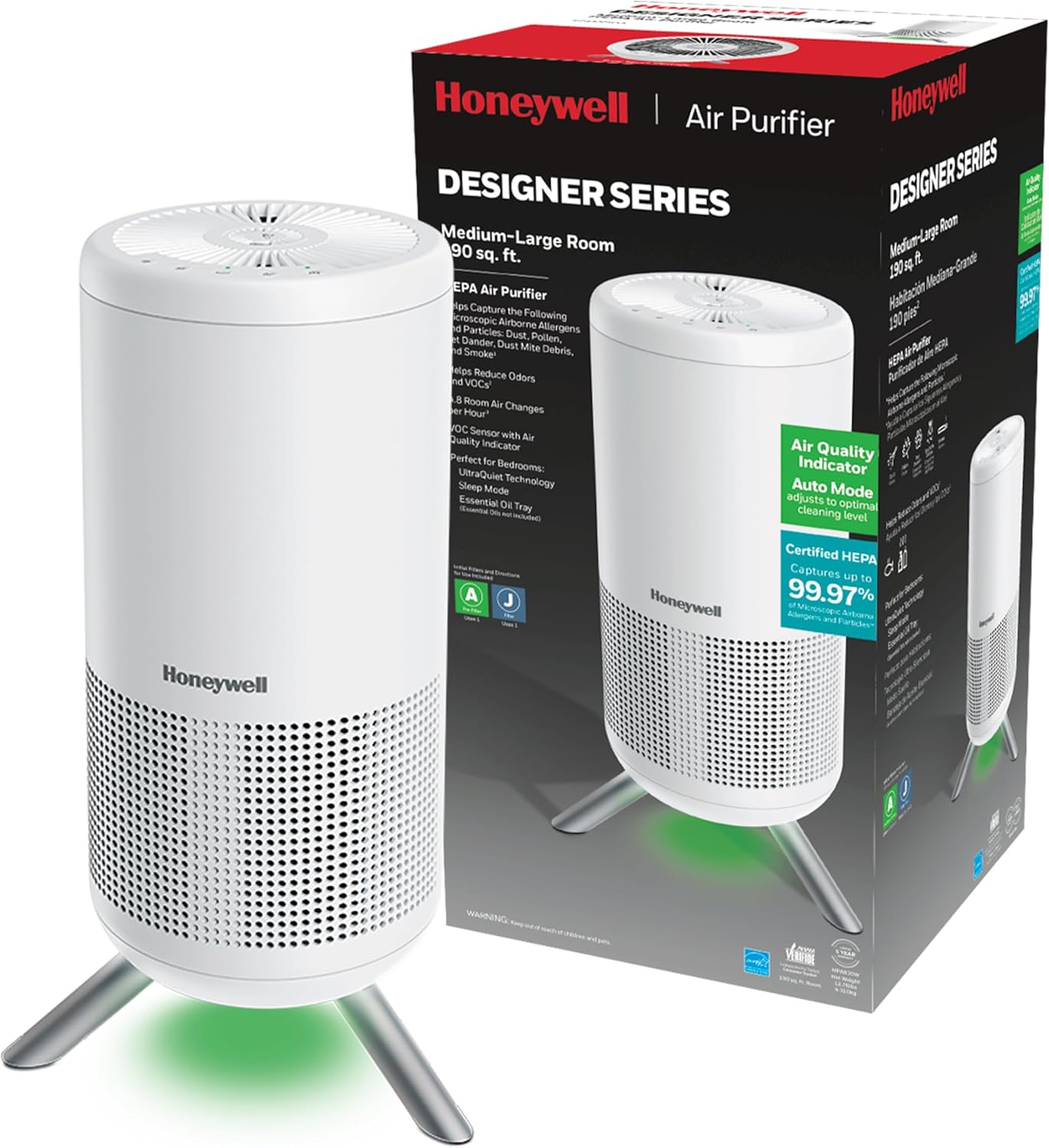 Honeywell HEPA Air Purifier for Clean Fresh Air