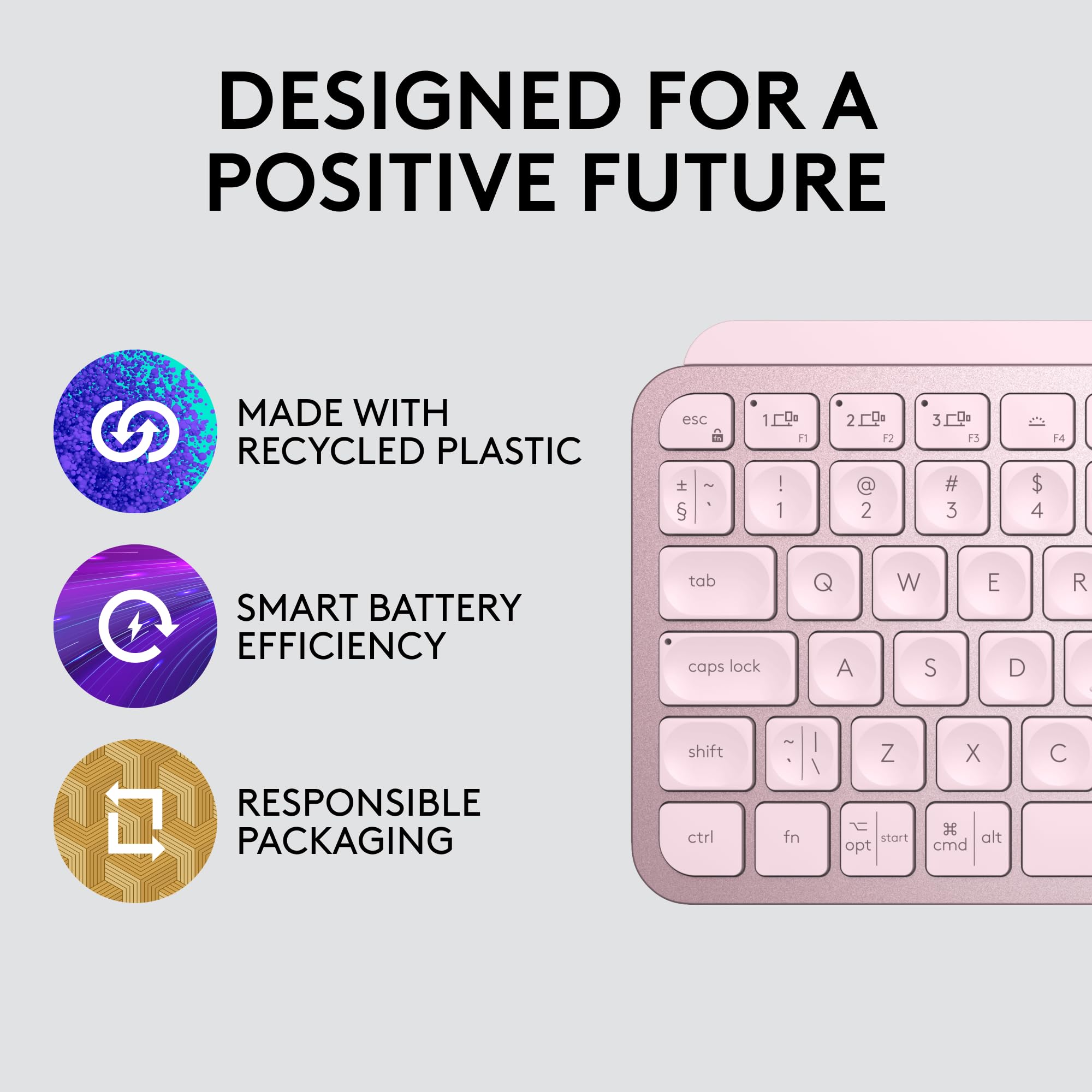Logitech MX Keys S Wireless Keyboard with Smart Backlighting