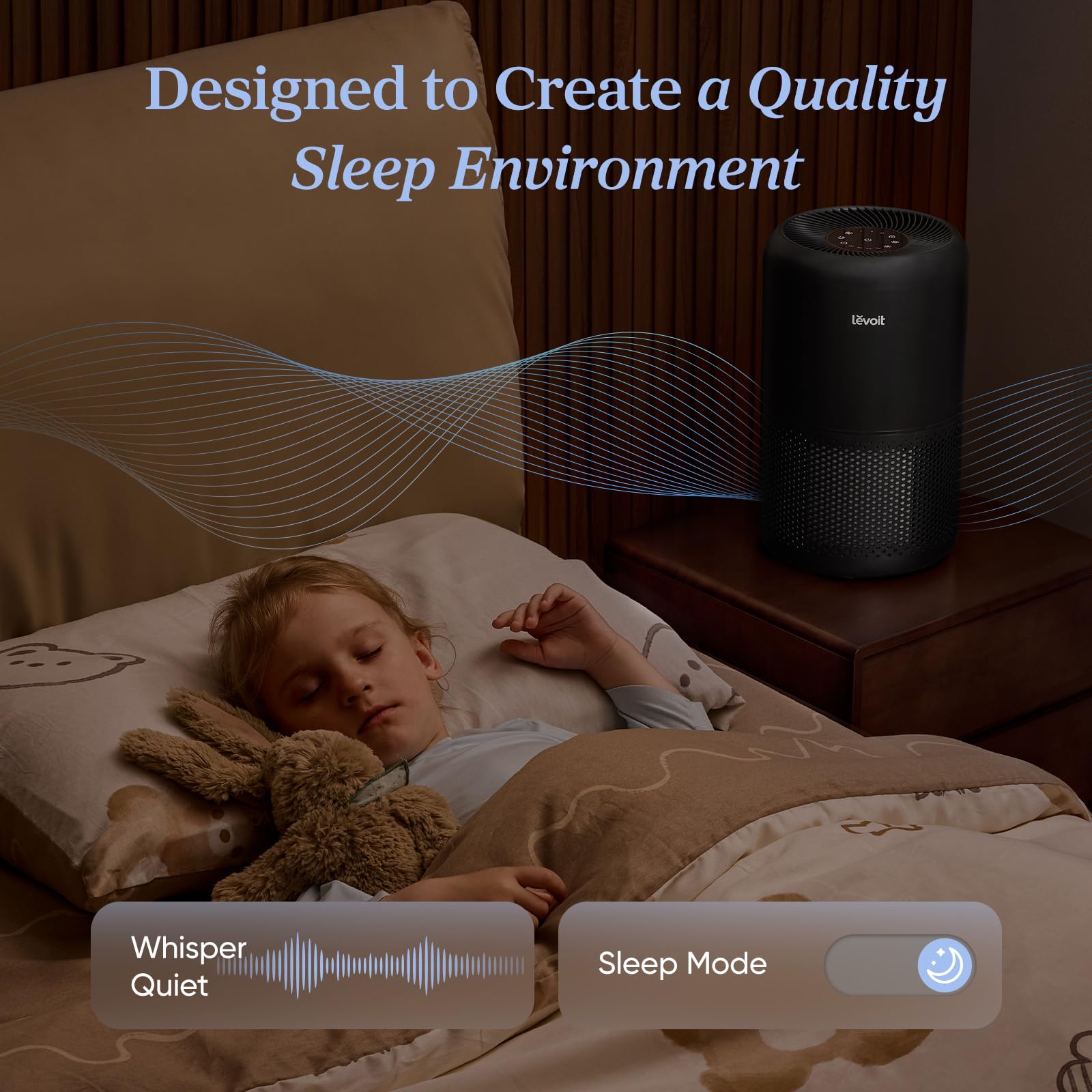 Levoit Air Purifier for Home Allergies and Pet Hair