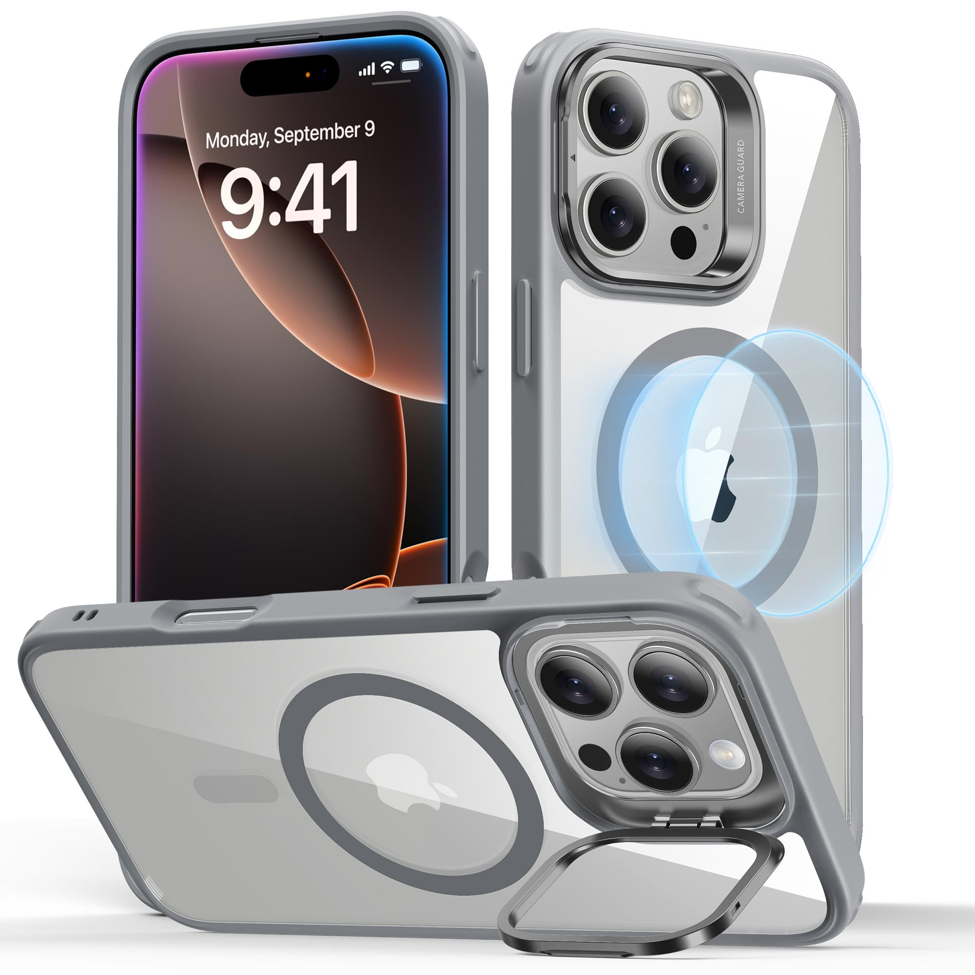 Military-Grade Clear Case for iPhone 16 Pro Max